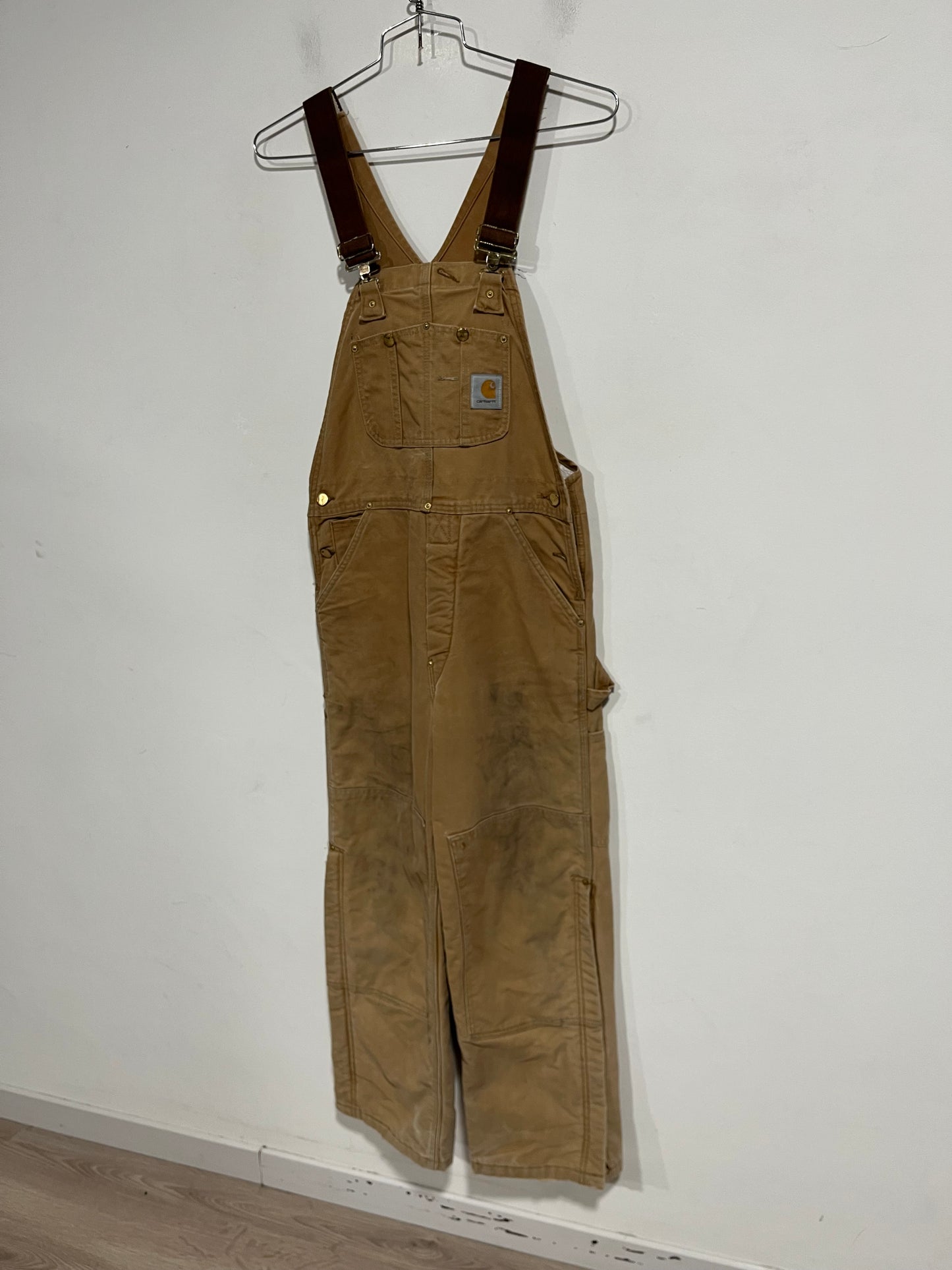 Salopette Carhartt double knee Made in usa (G636)