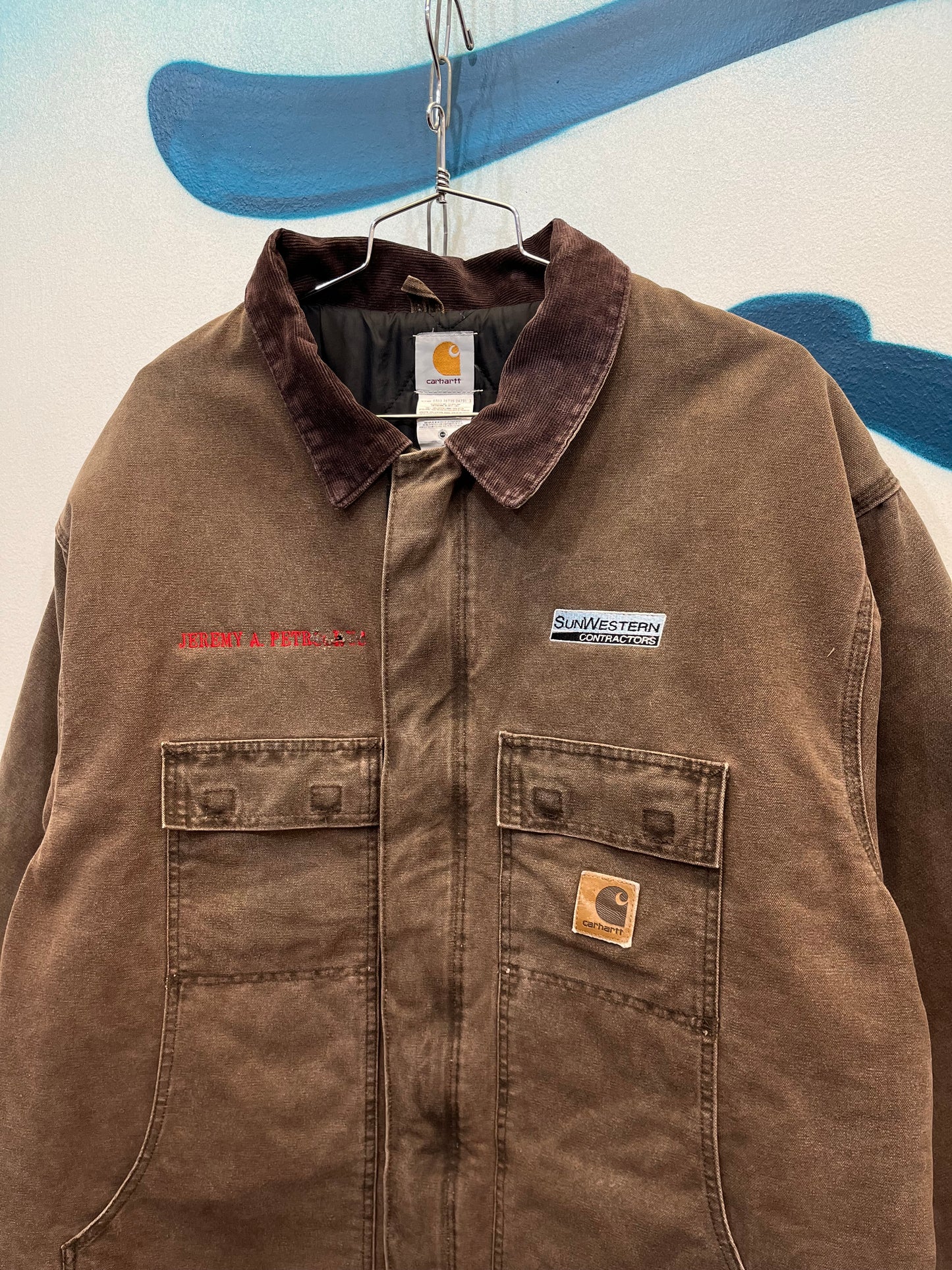 Giacca Carhartt arctic jacket marrone (F421)