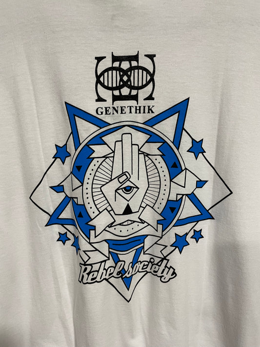 T shirt Genethik Mano stampa sul retro