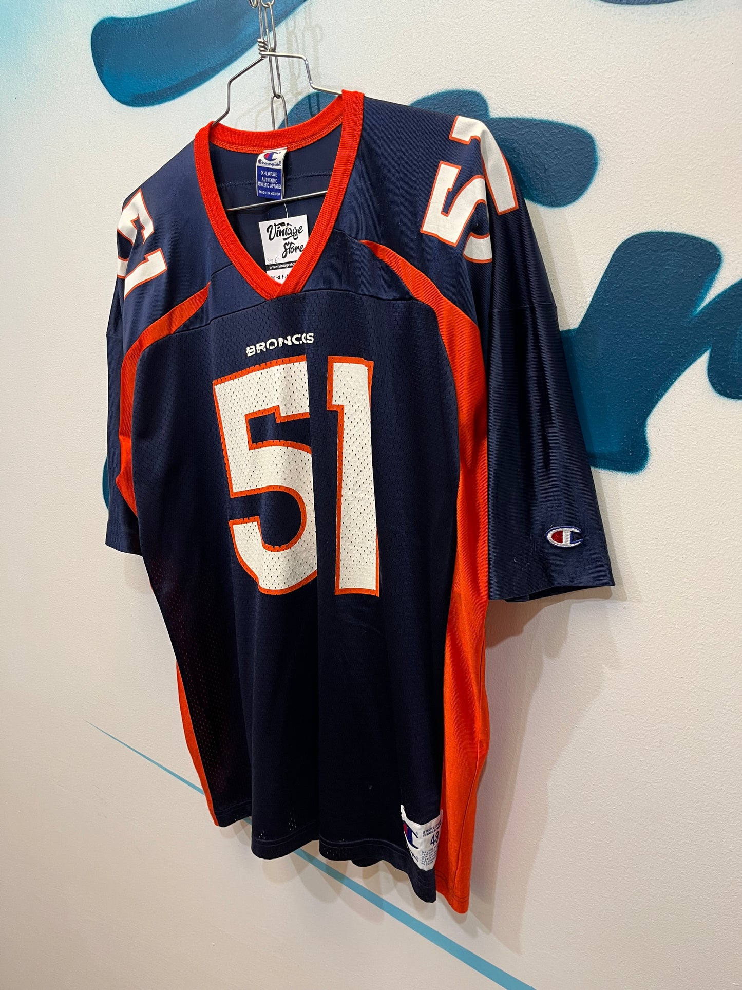 Rara maglia NFL Champion Denver Broncos anni 90 (G322)