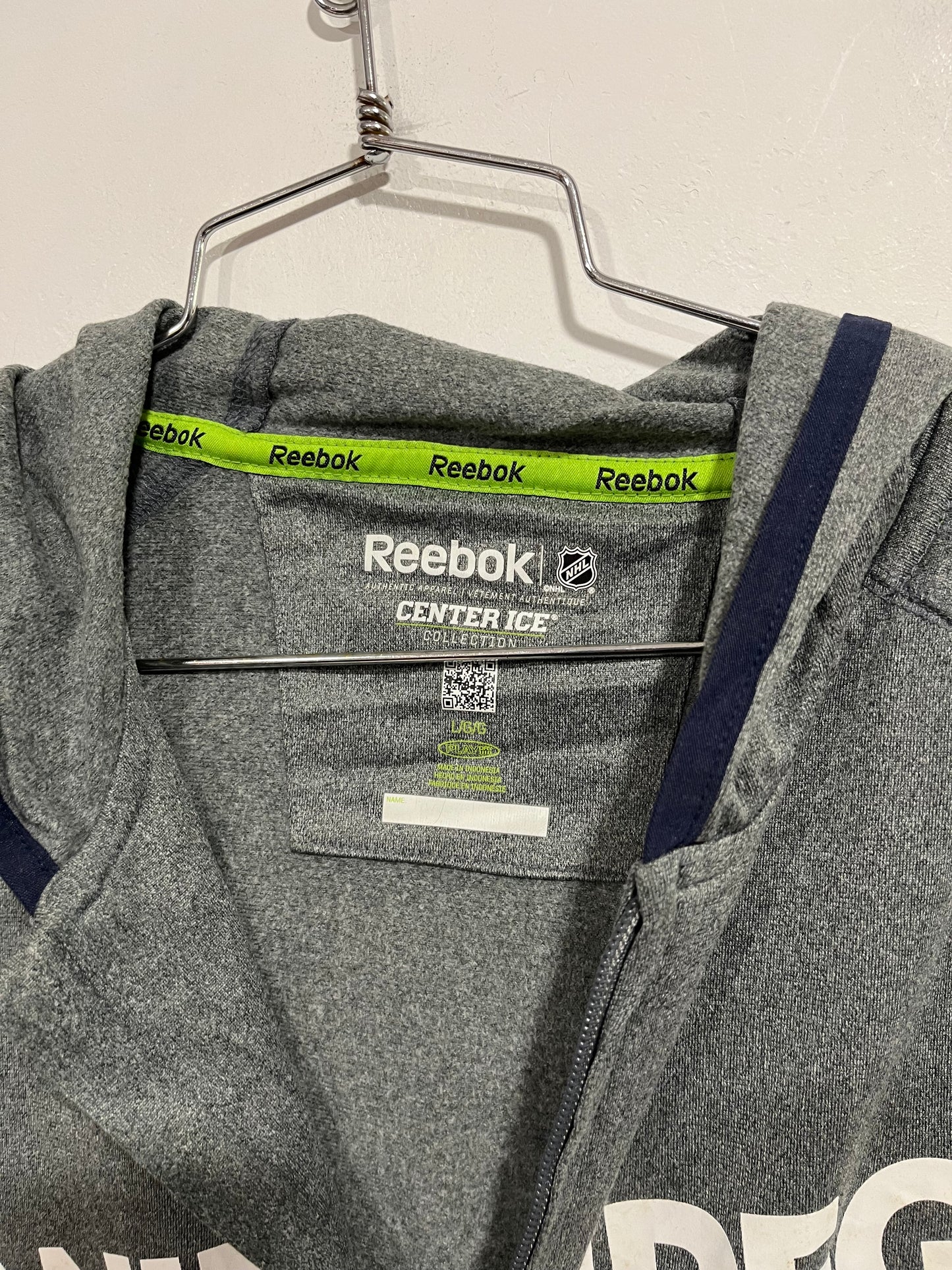Felpa con zip Reebok NHL Winnipeg Jets (G245)