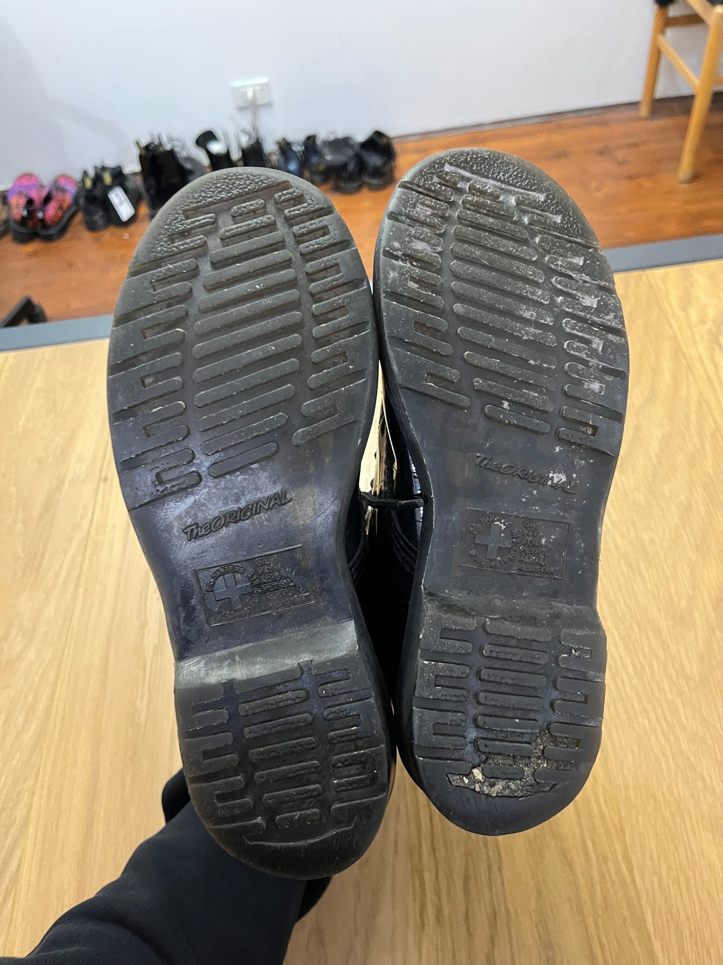 Stivaletti Dr Martens 1460 W lucidi neri (G812)