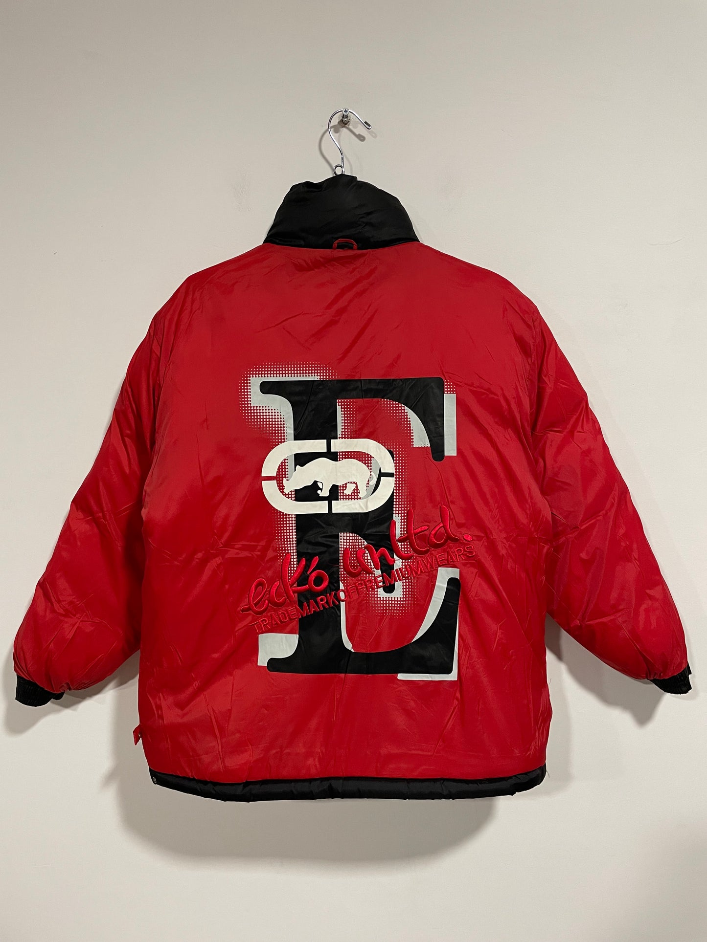Raro giubbotto double face Ecko (C927)