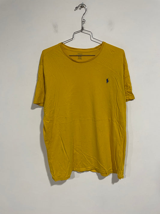 T shirt vintage Ralph Lauren gialla (D619)