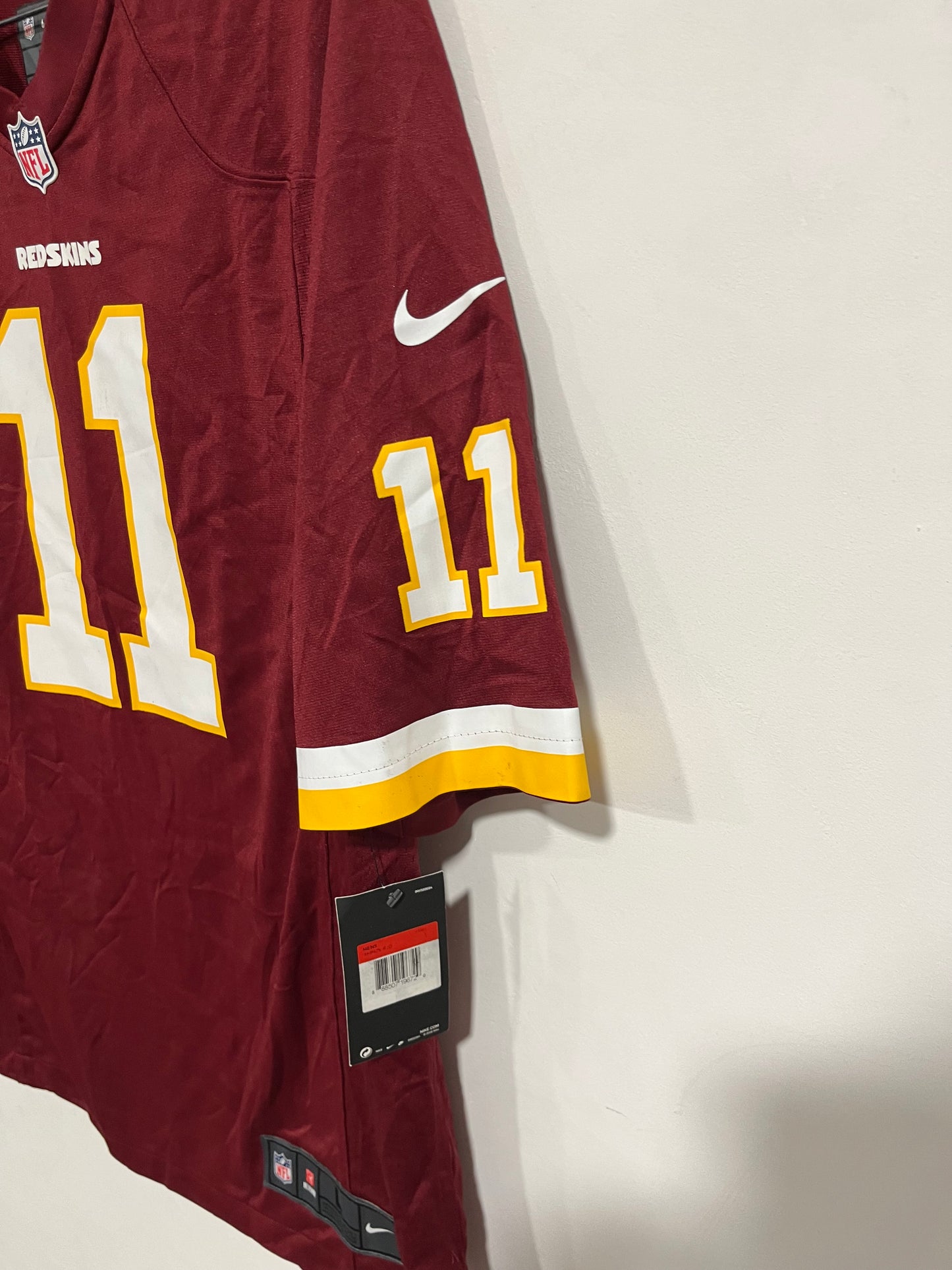 Maglia football Nike Washington Redskins nuova con cartellino (G524)