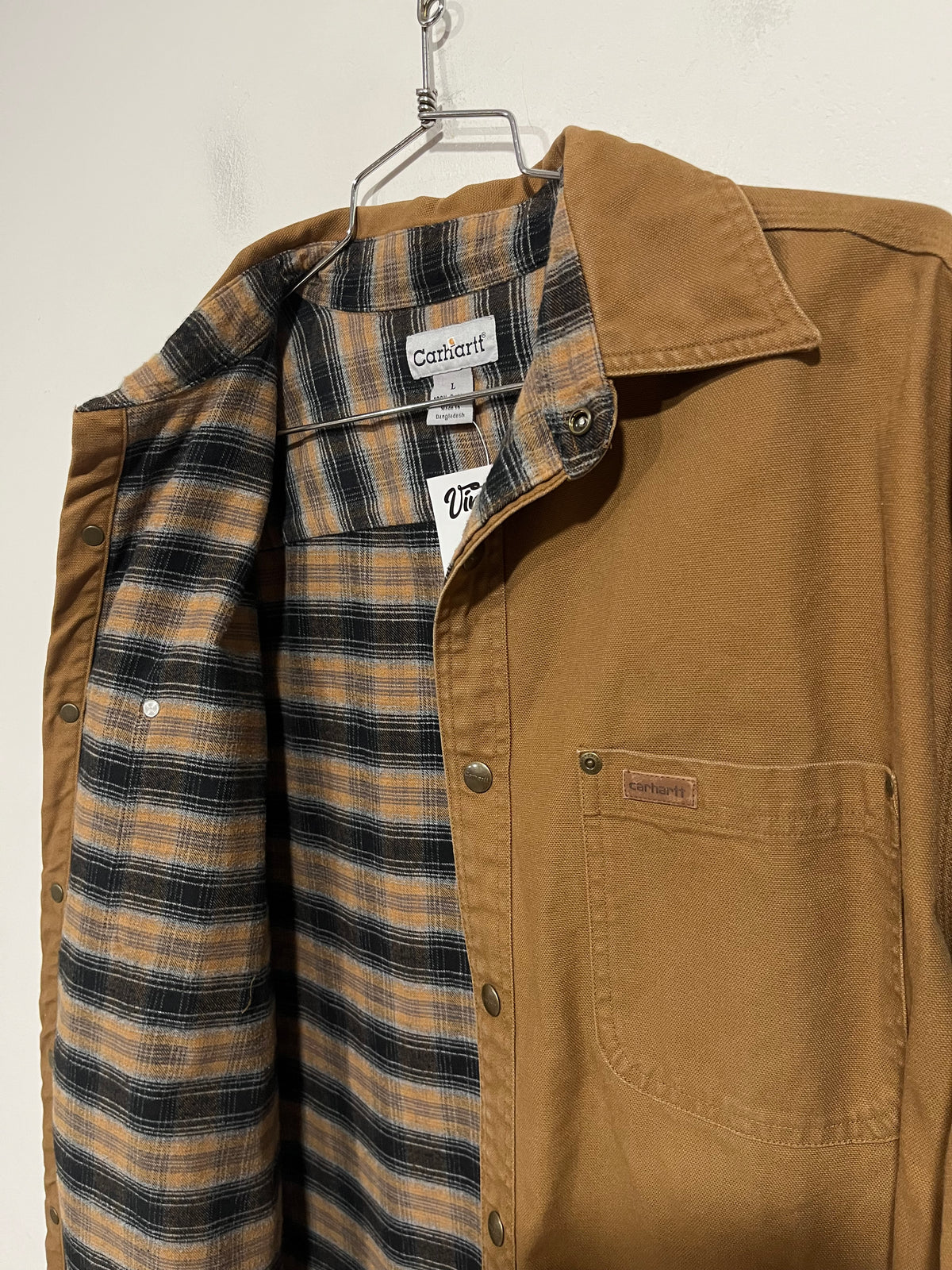 Giacca camicia Carhartt flannel lined (H289)