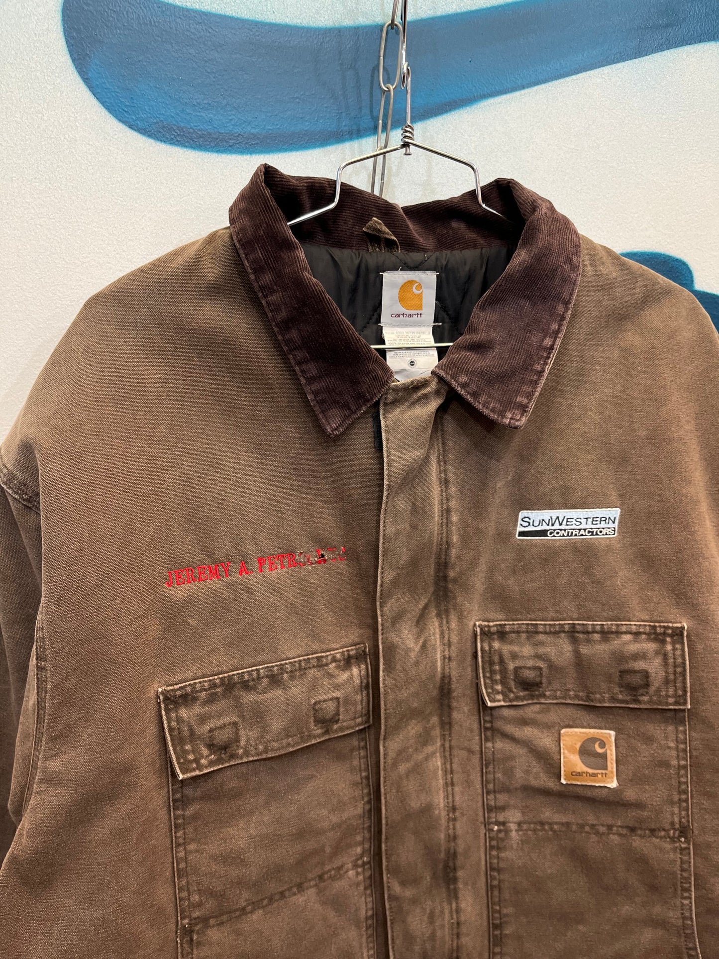 Giacca Carhartt arctic jacket marrone (F421)