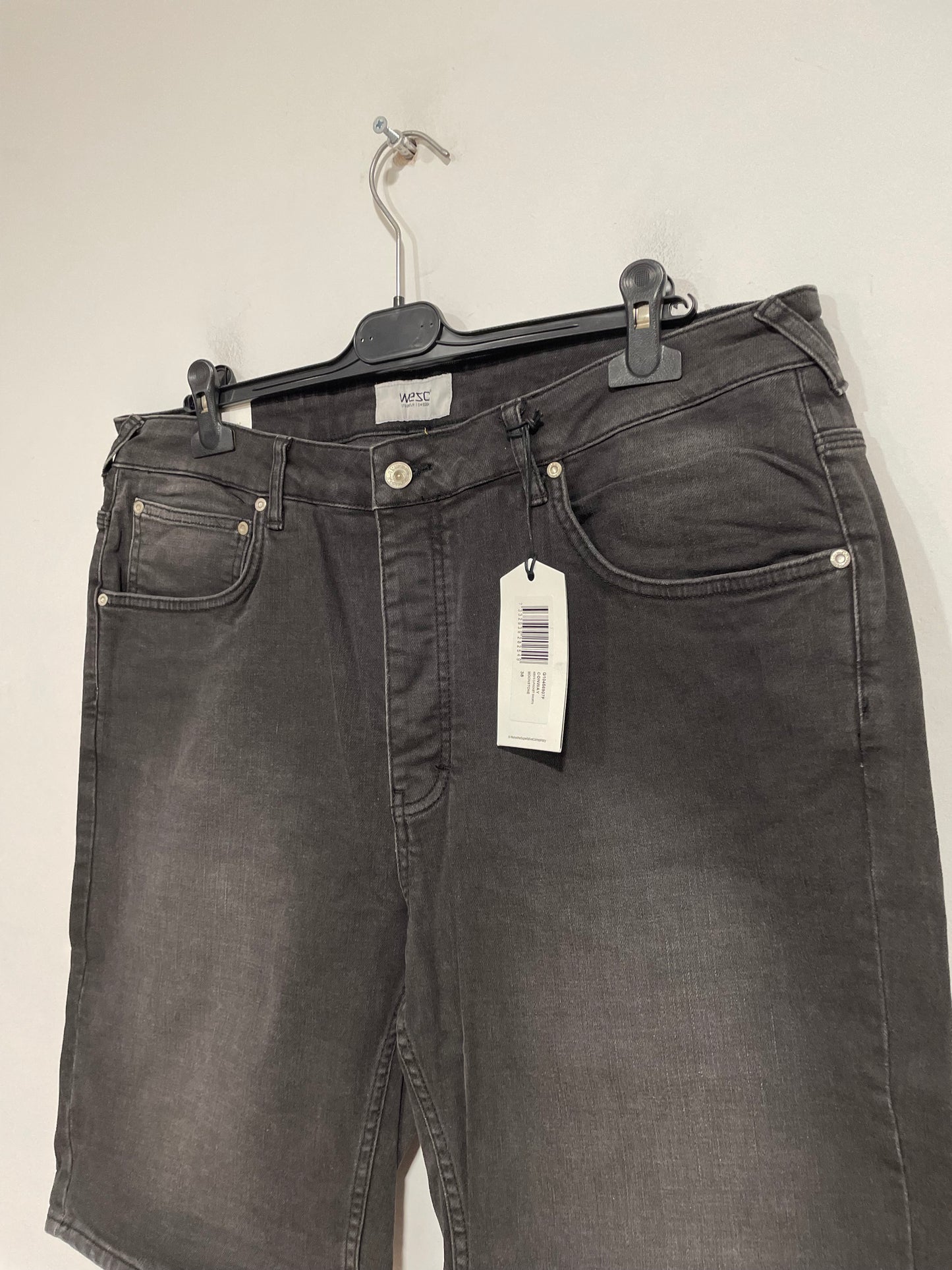 Shorts in jeans Wesc nuovo con cartellino (D688)