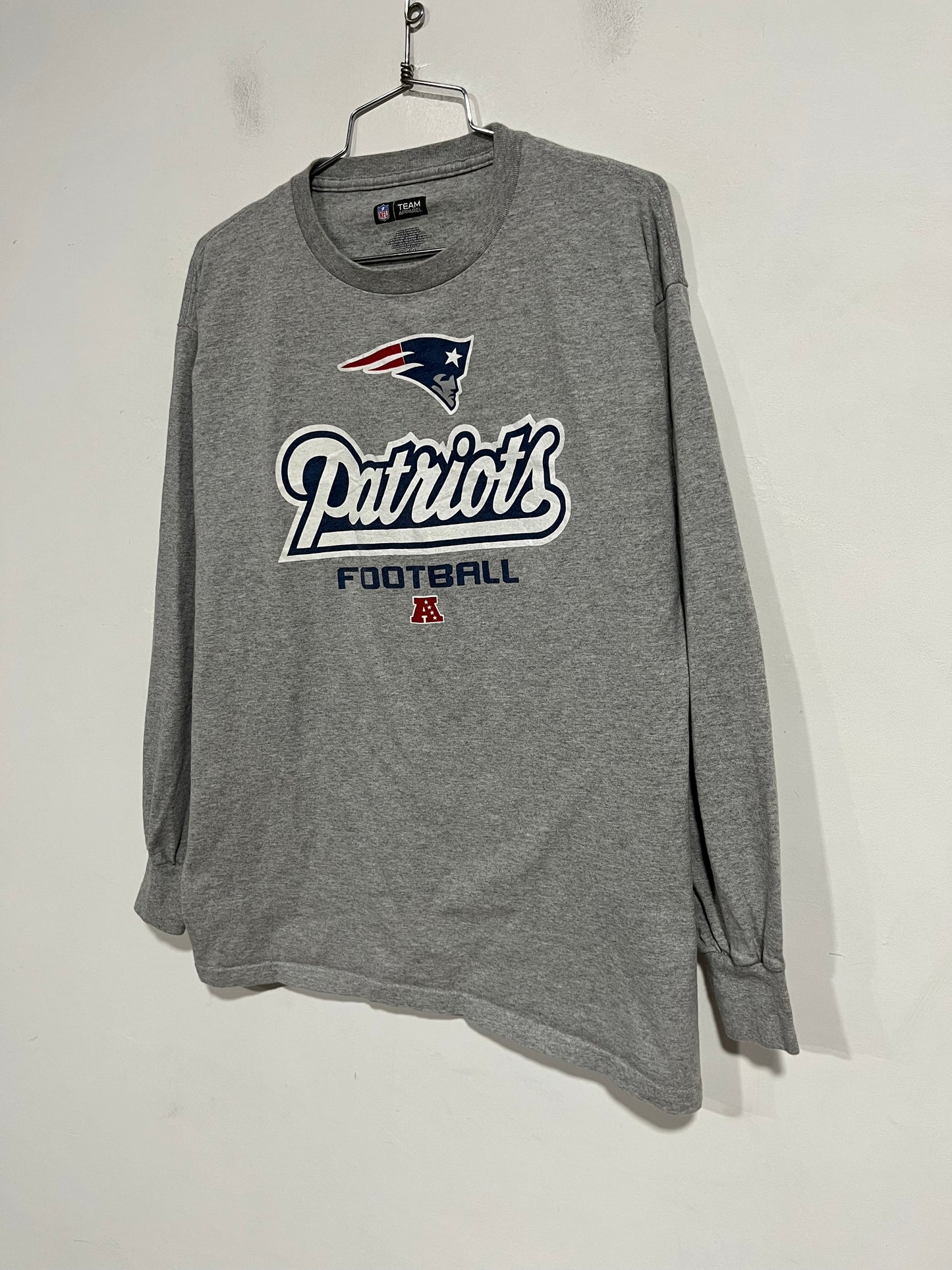 T shirt NFL maniche lunghe Patriots (G079)