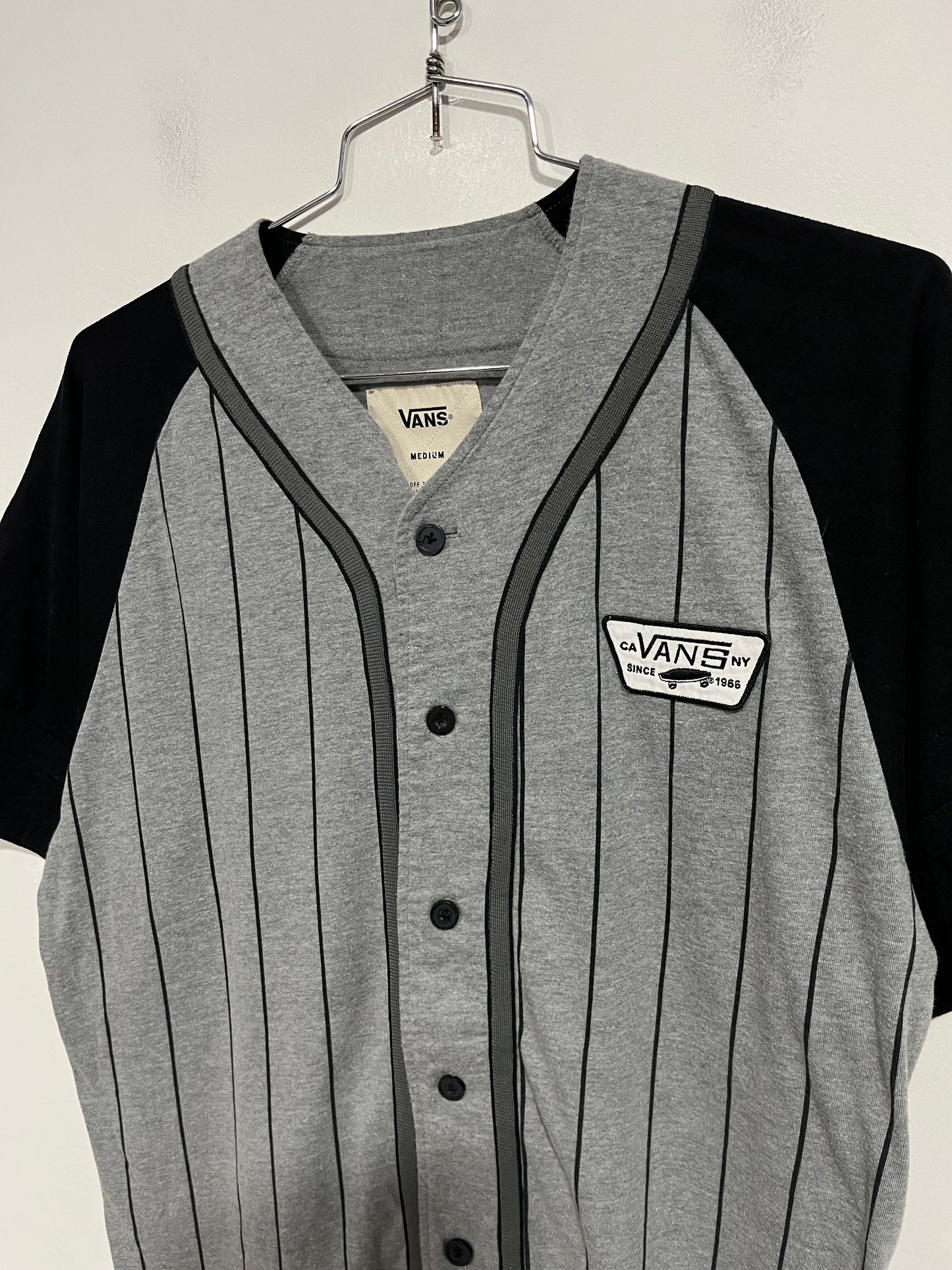 Jersey vans tipo baseball in cotone (G393)