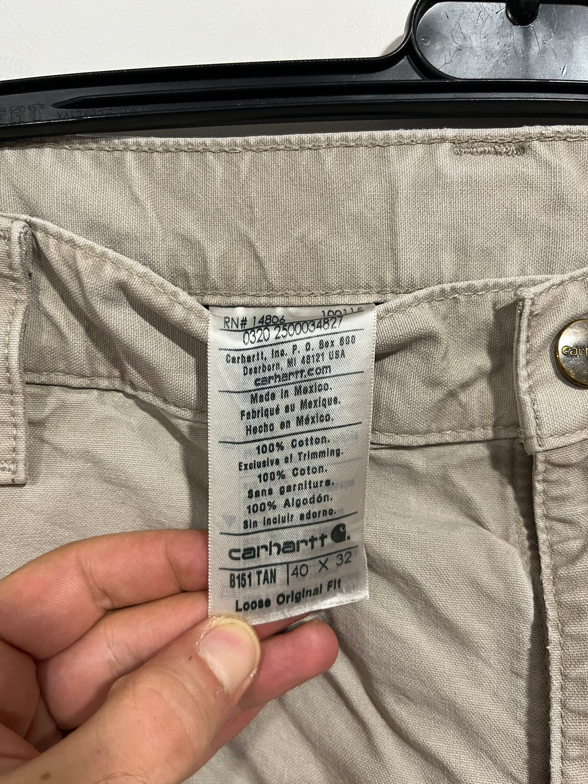 Jeans Carhartt Made in Messico (H338)