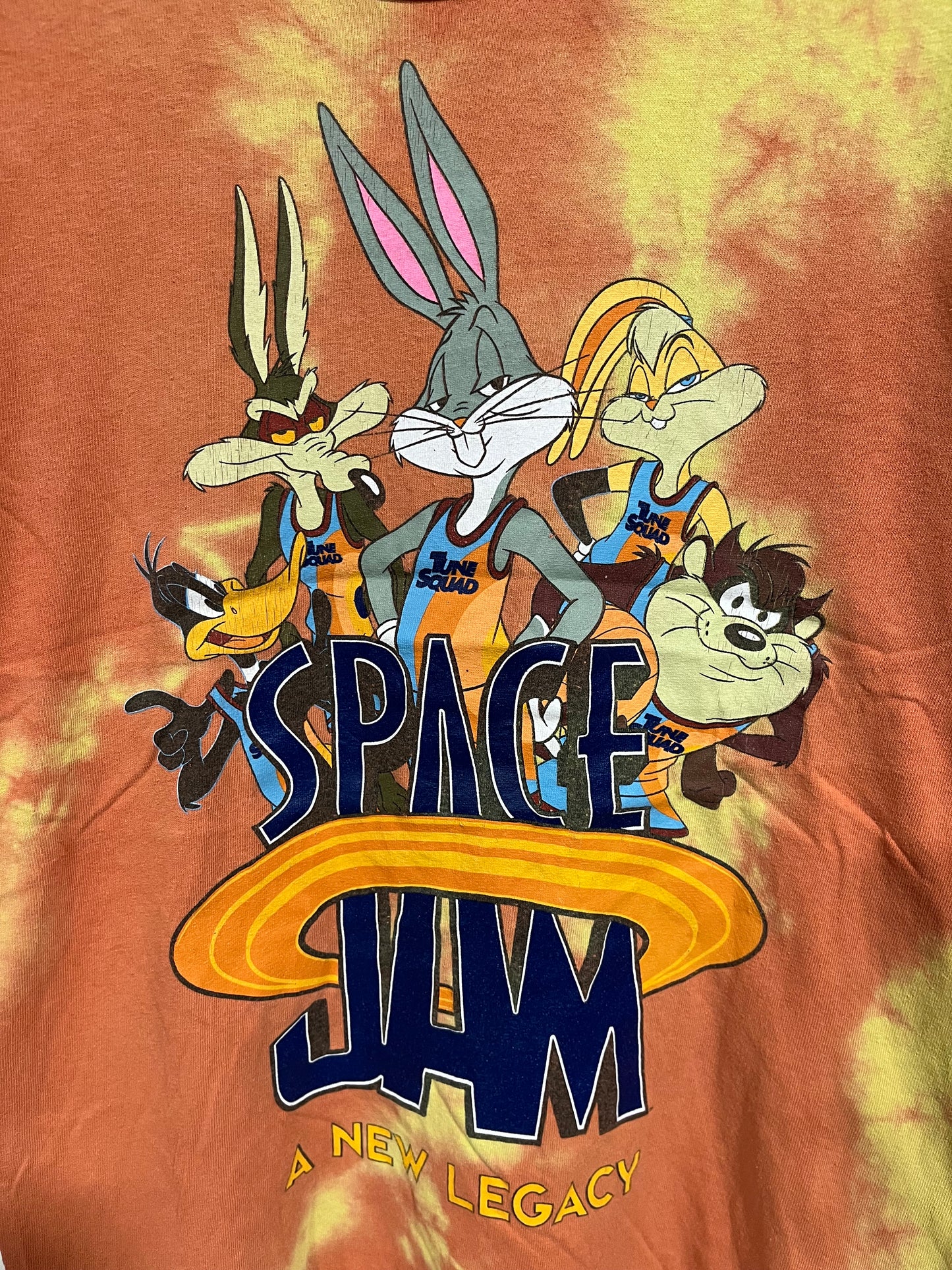 T shirt tie dye Space Jam official (G407)