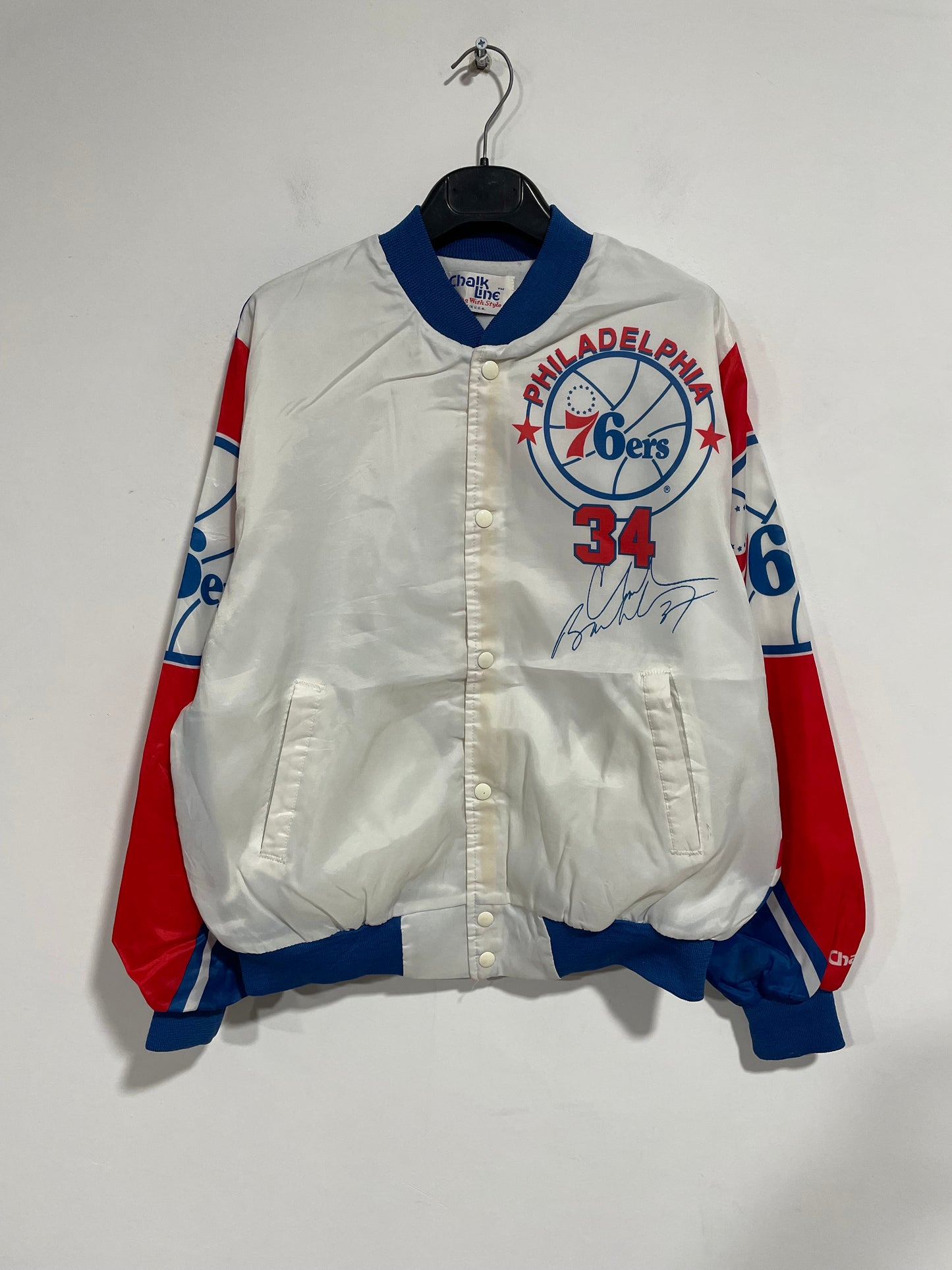 Rarissimo bomber Chalk Line 76ers Sir Charles Barkley (D020)