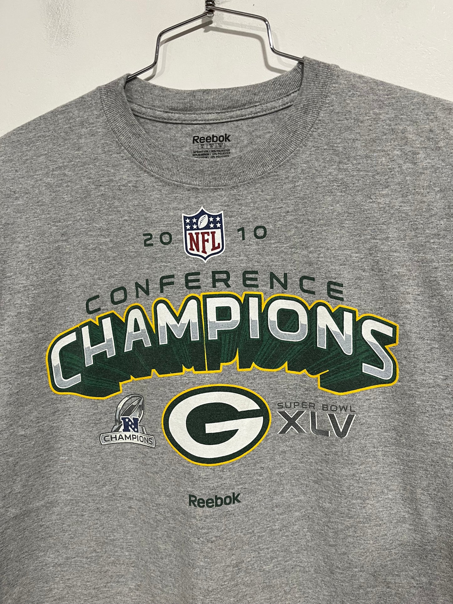 Rara t shirt celebrativa NFL Packers 2010 (G158)