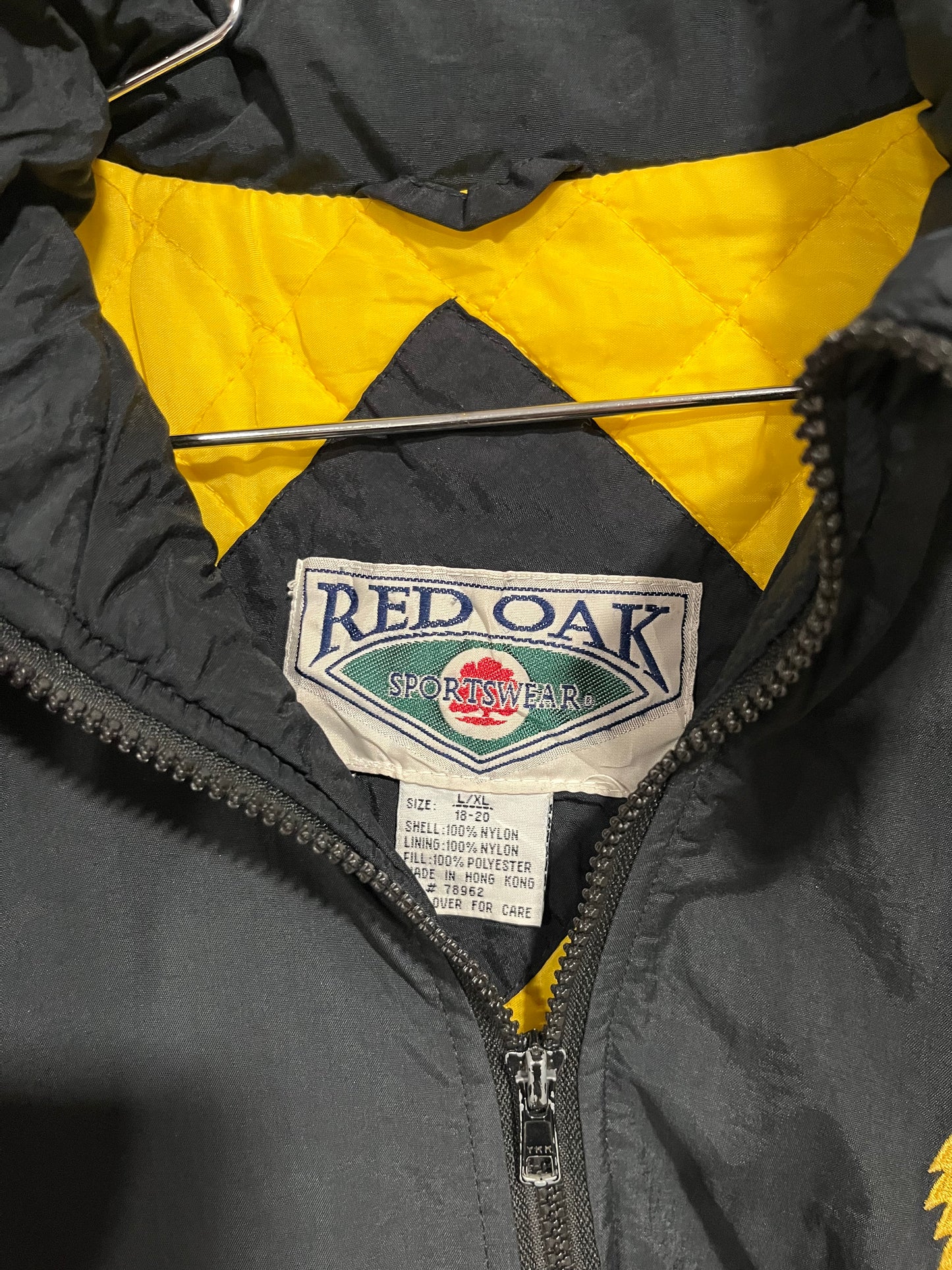 Raro giubbotto a casacca Red Oak NCAA (G063)