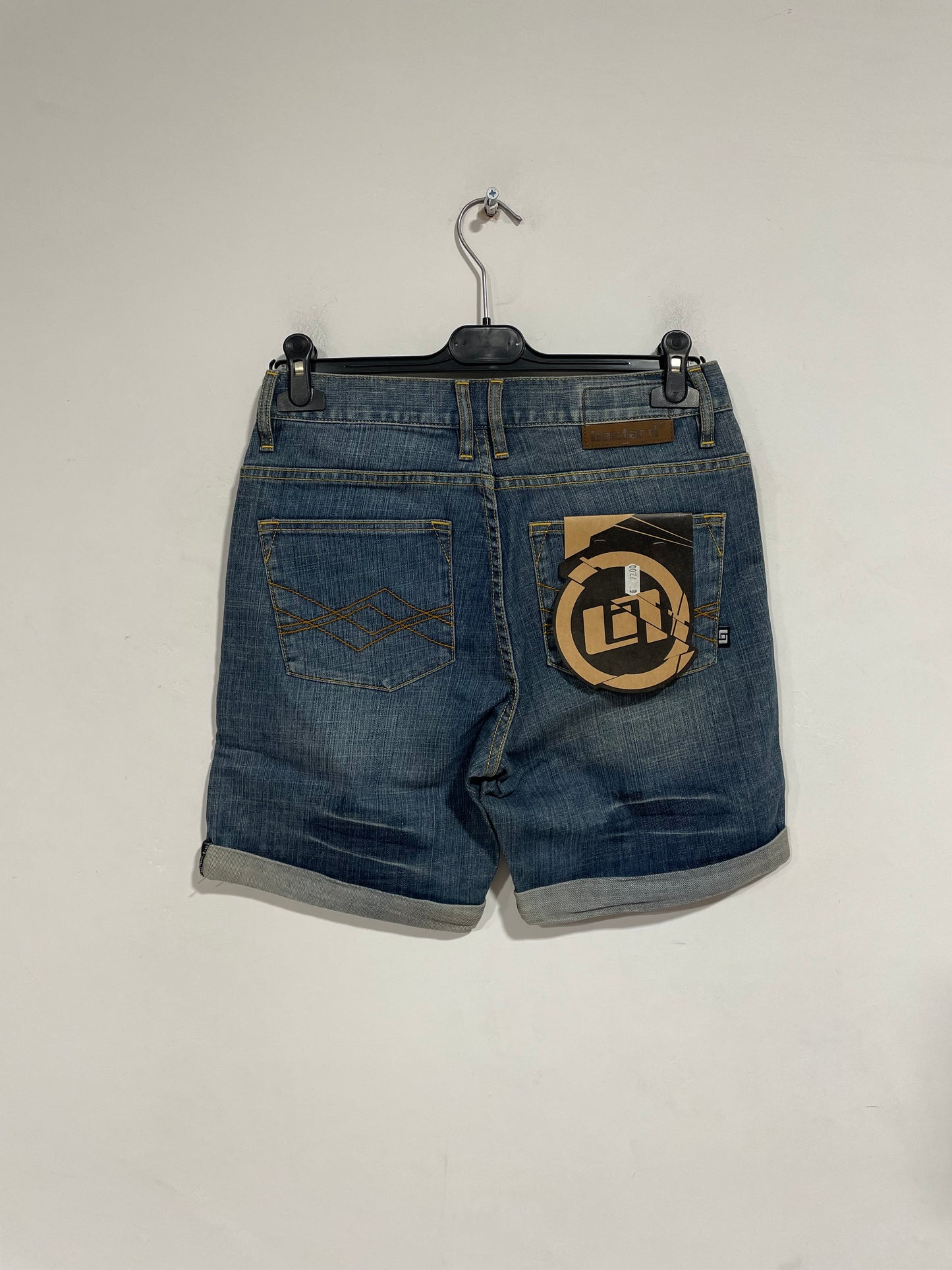 Shorts skateboard Bastard in jeans (D694)