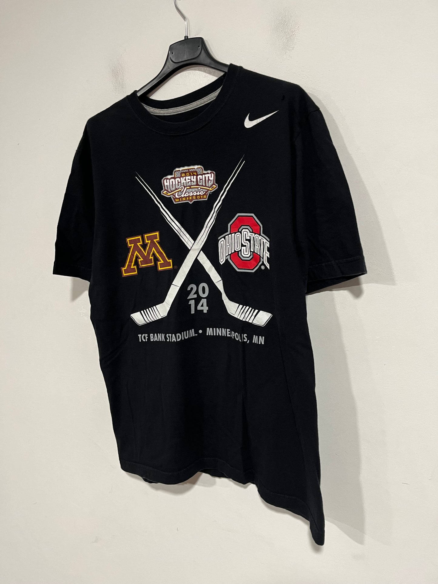 Rara t shirt celebrativa Nike hockey ncaa (G150)