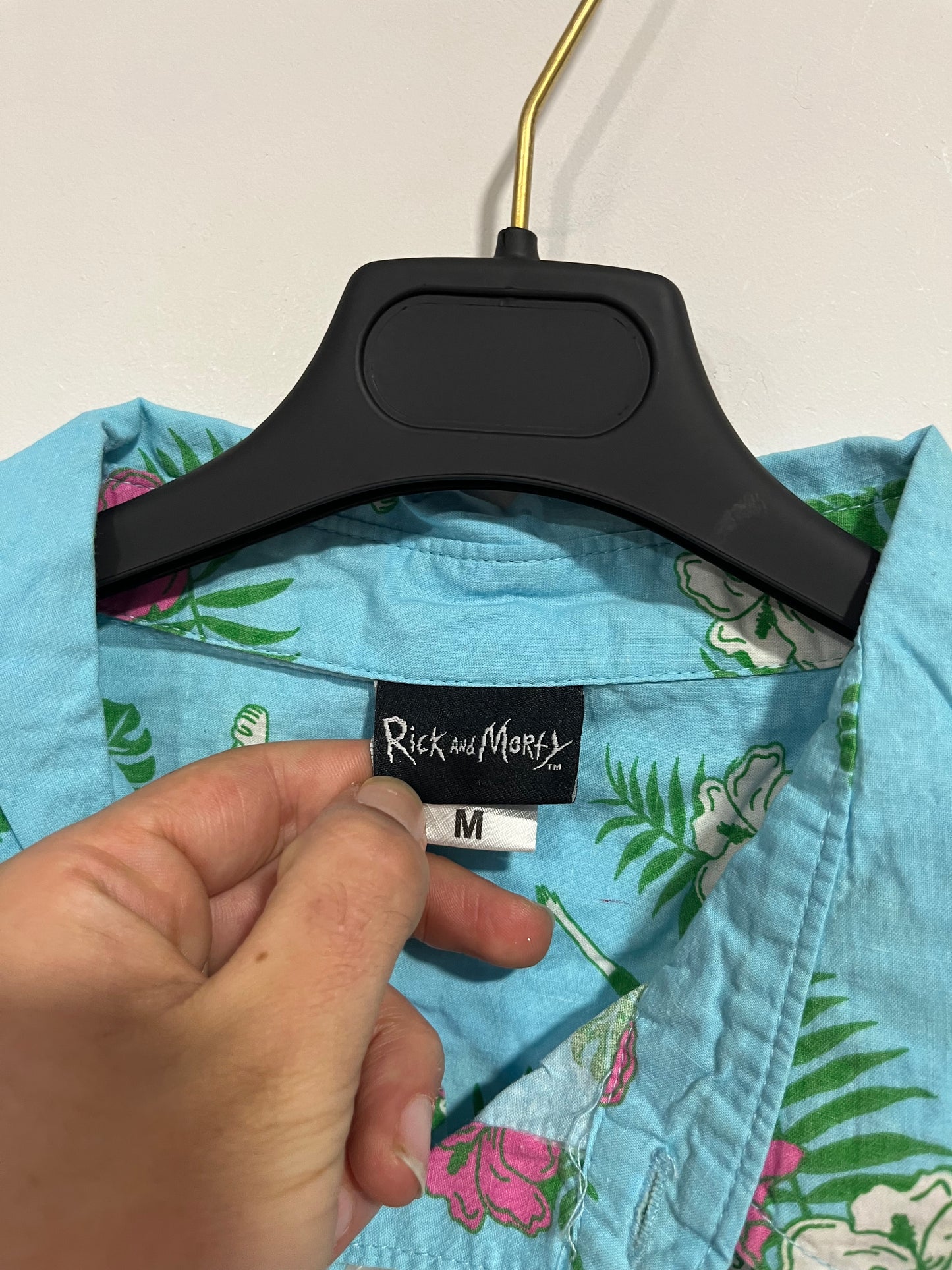 Camicia hawaiana Rick and Morty (G427)