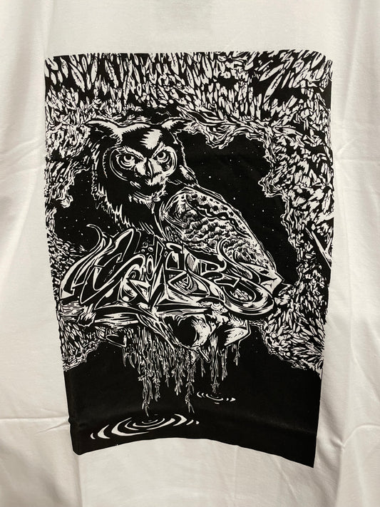 T shirt vecchia collezione Genethik Gufo Bianco