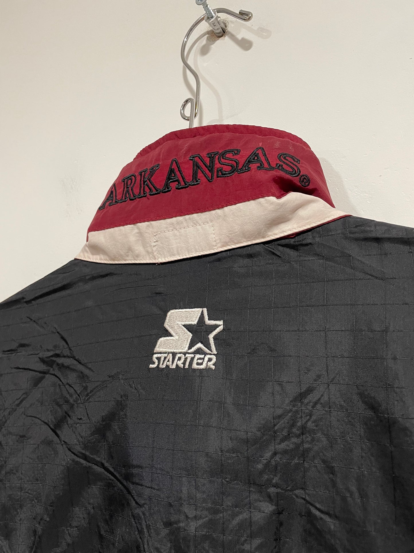 Giubbotto Kway Starter NCAA Arkansas Razorbacks (D031)