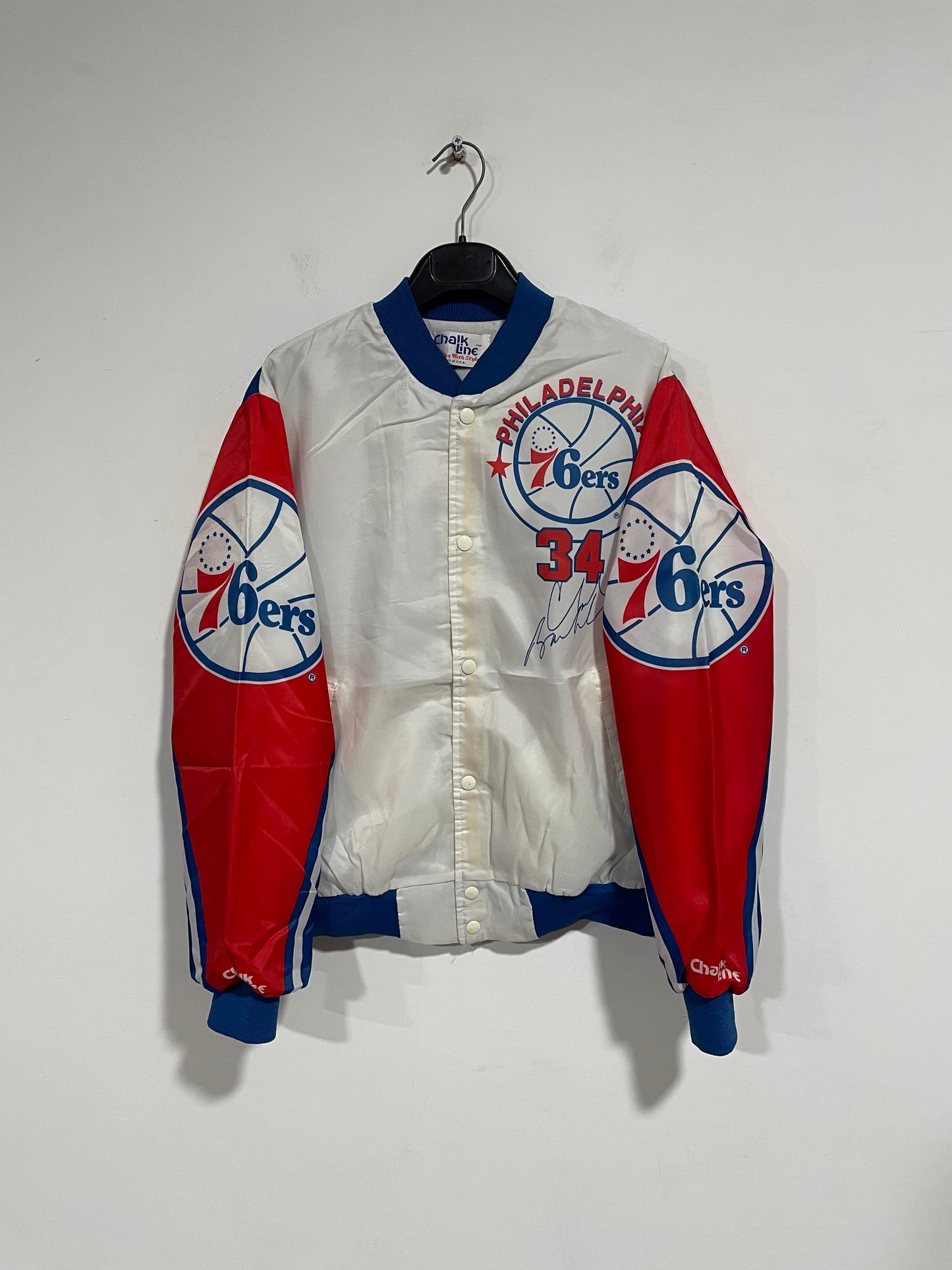 Rarissimo bomber Chalk Line 76ers Sir Charles Barkley (D020)