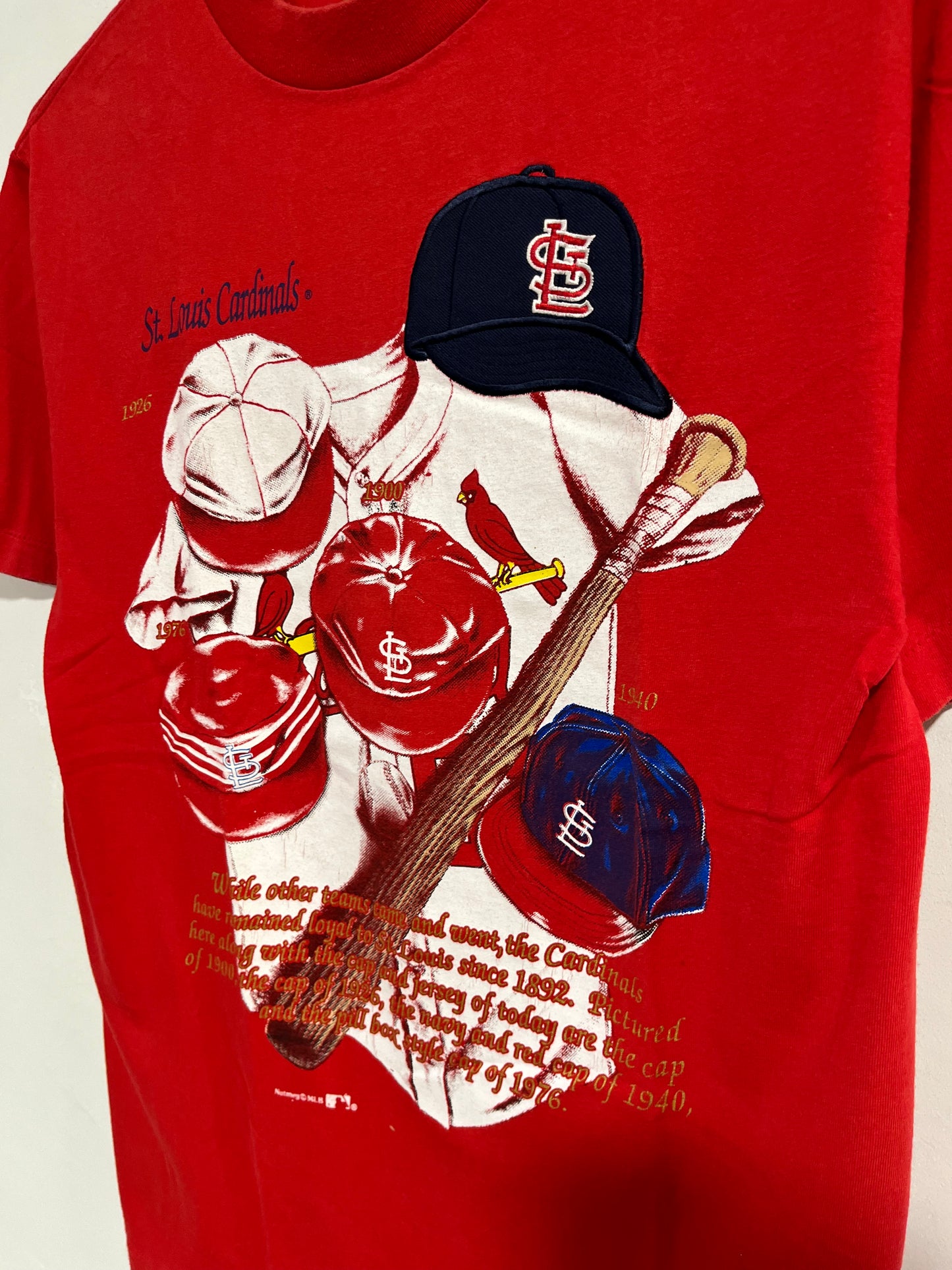 Rarissima t shirt 90’s Nutmeg Mills St Louis Cardinals MLB (G579)
