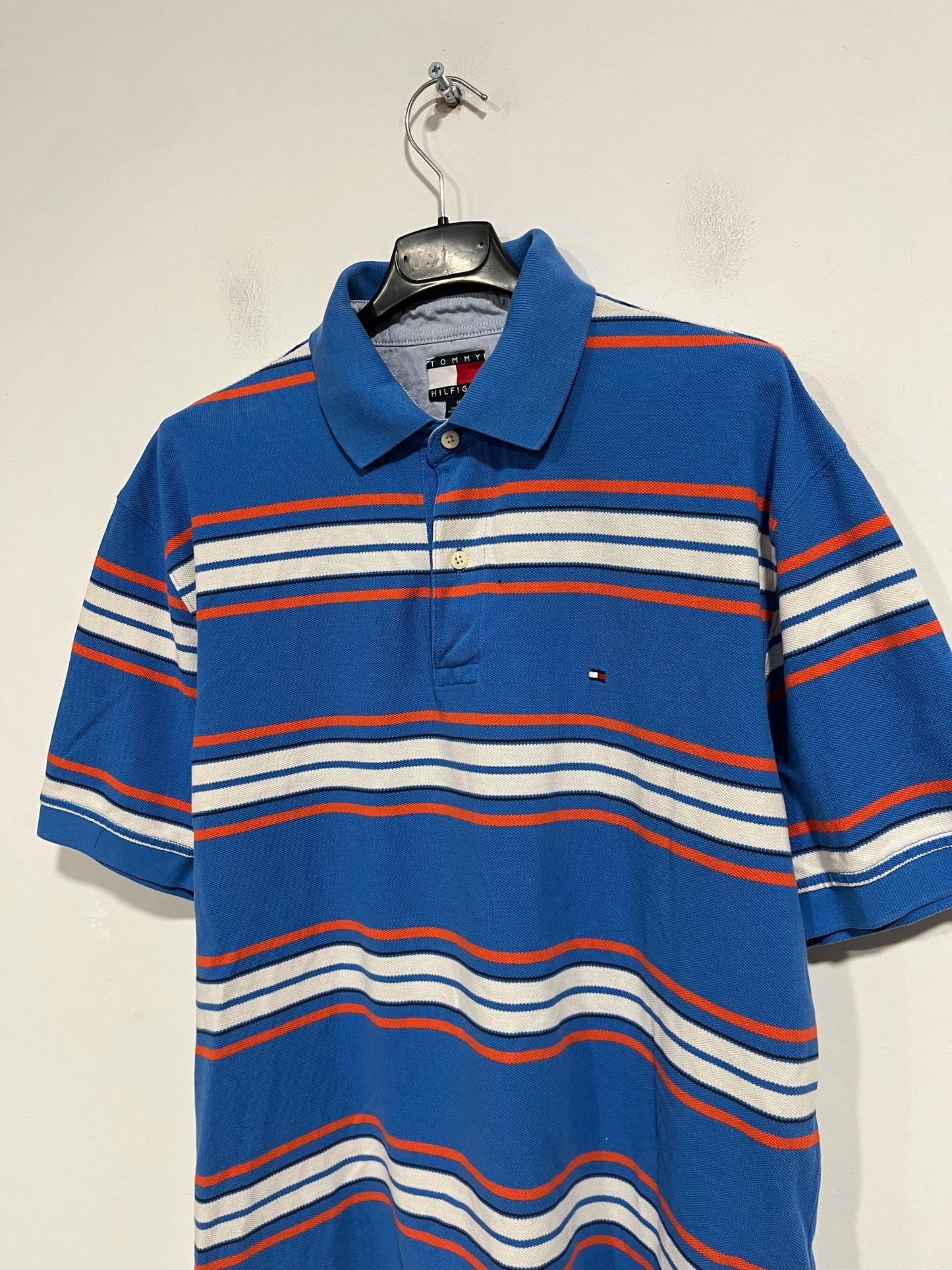 Polo Tommy Hilfiger vintage a righe (G230)
