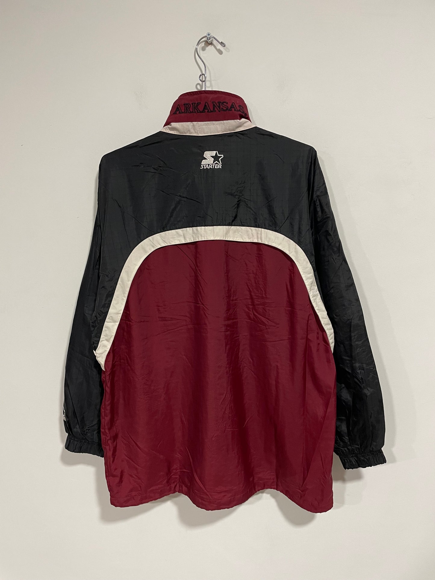 Giubbotto Kway Starter NCAA Arkansas Razorbacks (D031)