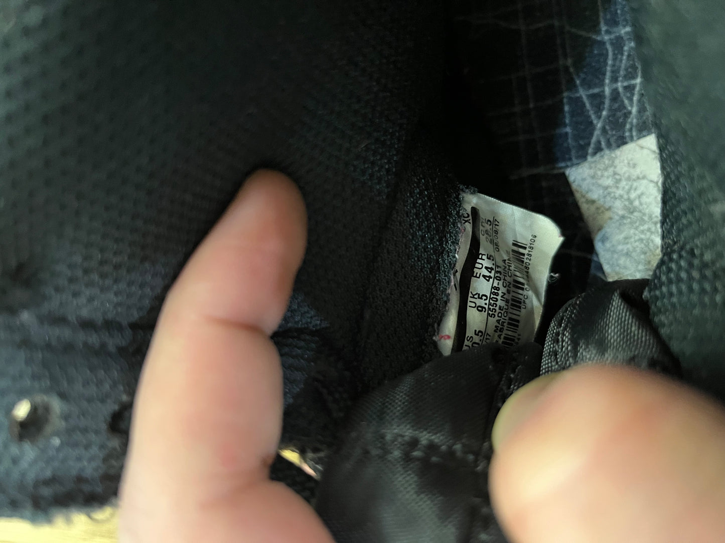 Scarpe Nike Jordan 1 retro og high black Gold (H018)