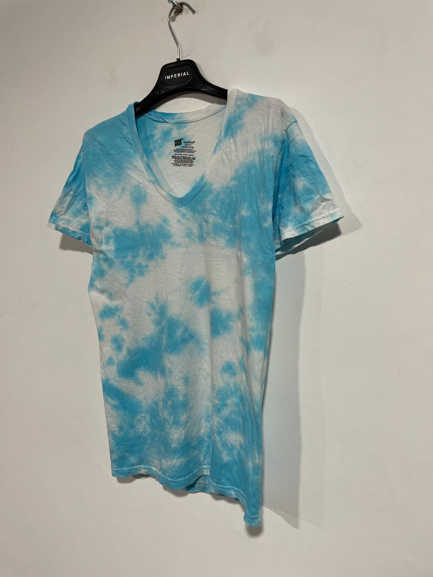 T shirt Tie dye azzurro bianco (MR198)