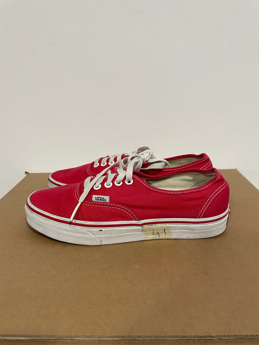 Scarpe vans authentic rosse (C319)