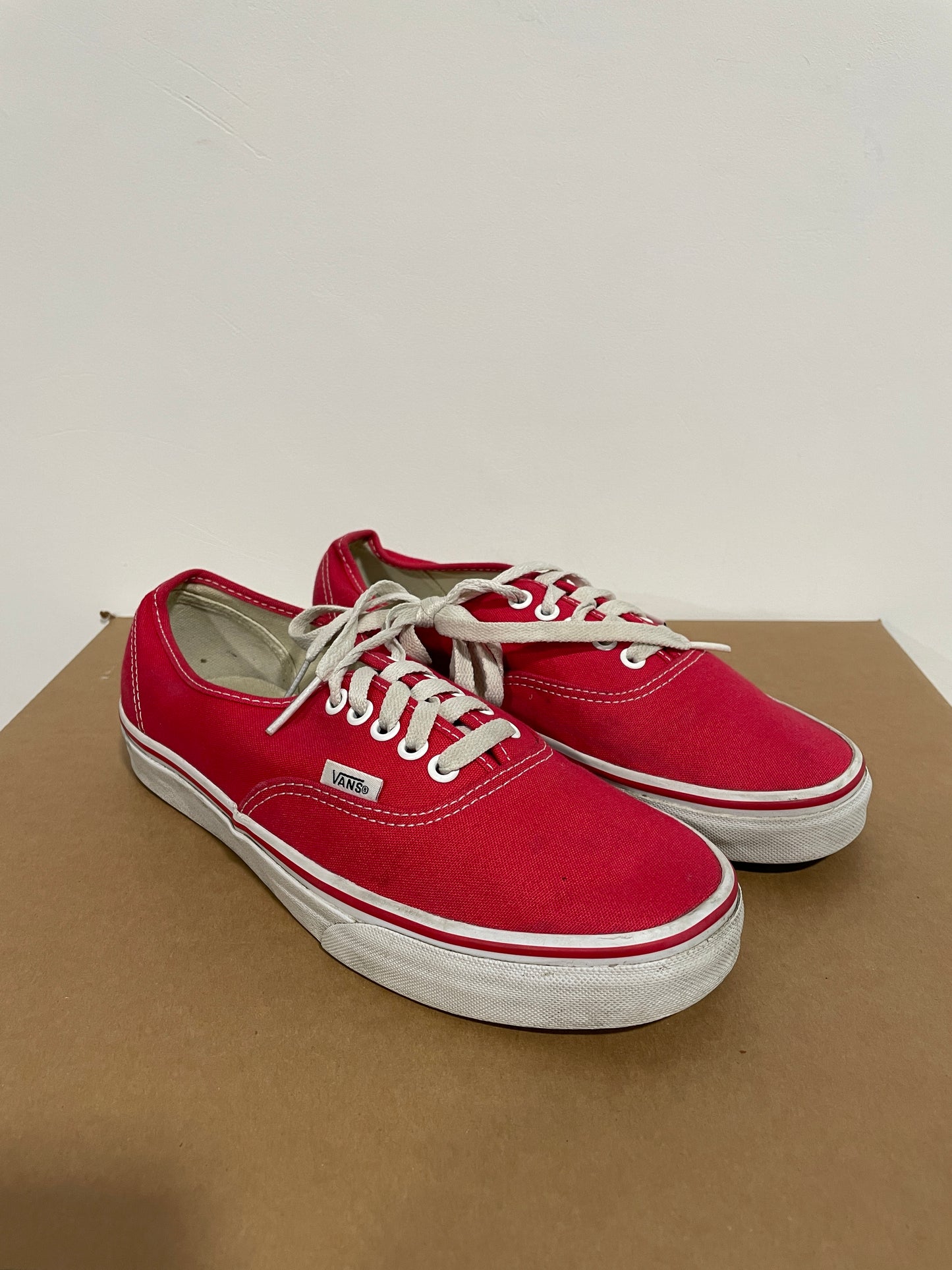 Scarpe vans authentic rosse (C319)
