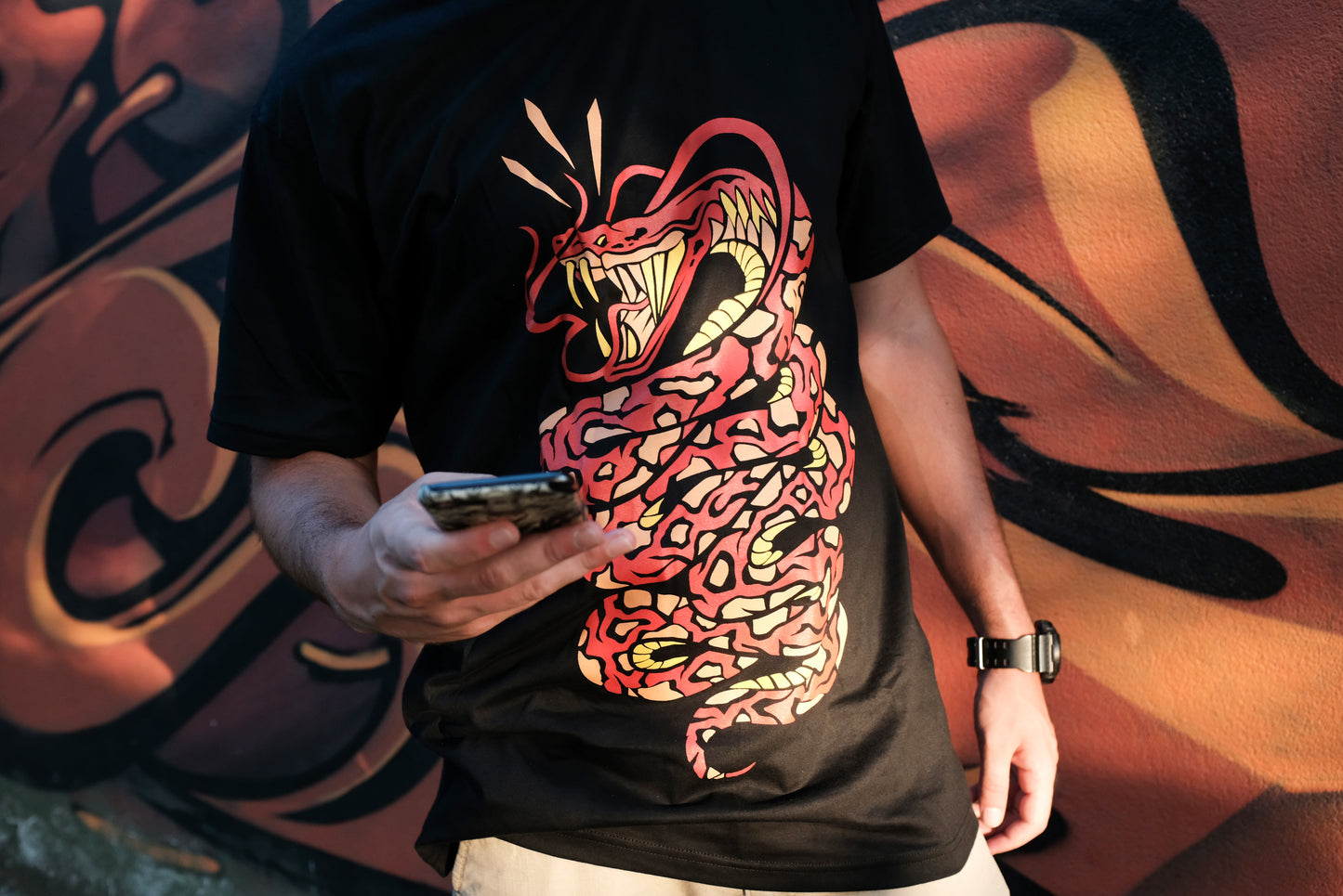 T shirt Genethik Serpente
