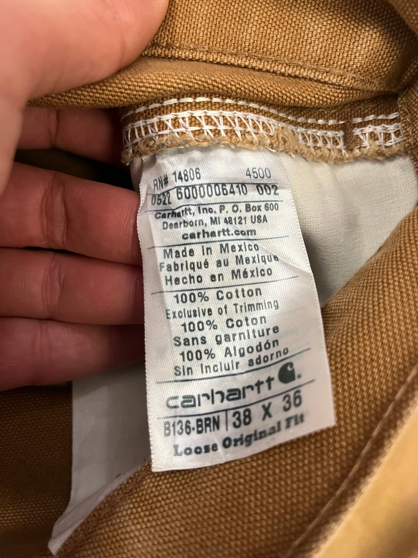 Jeans Carhartt double knee (G947)