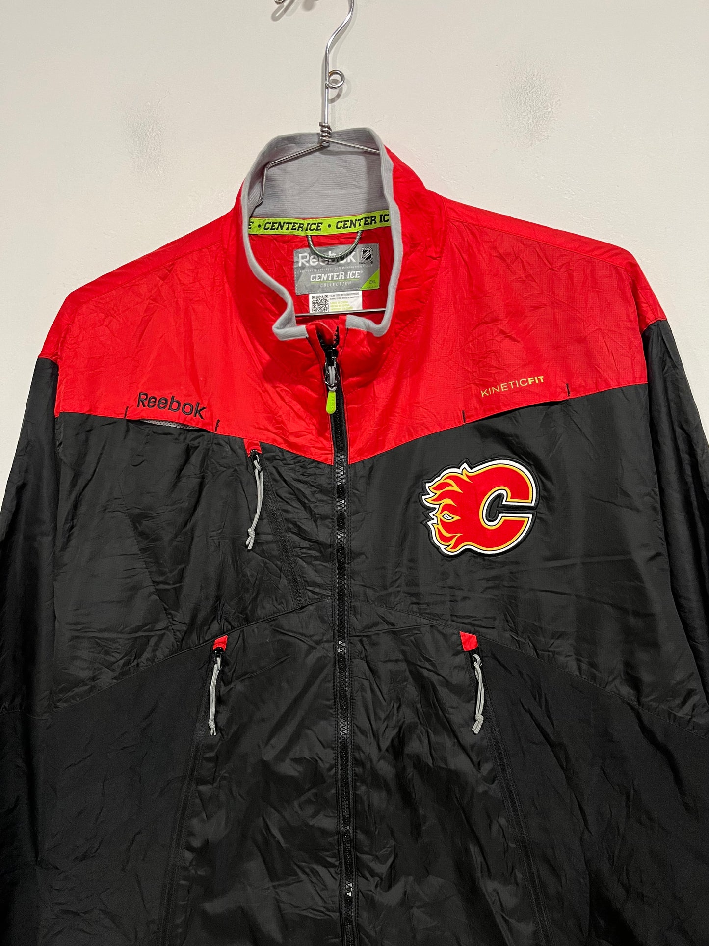 Giacca a vento Reebok hockey NHL Flames (G307)