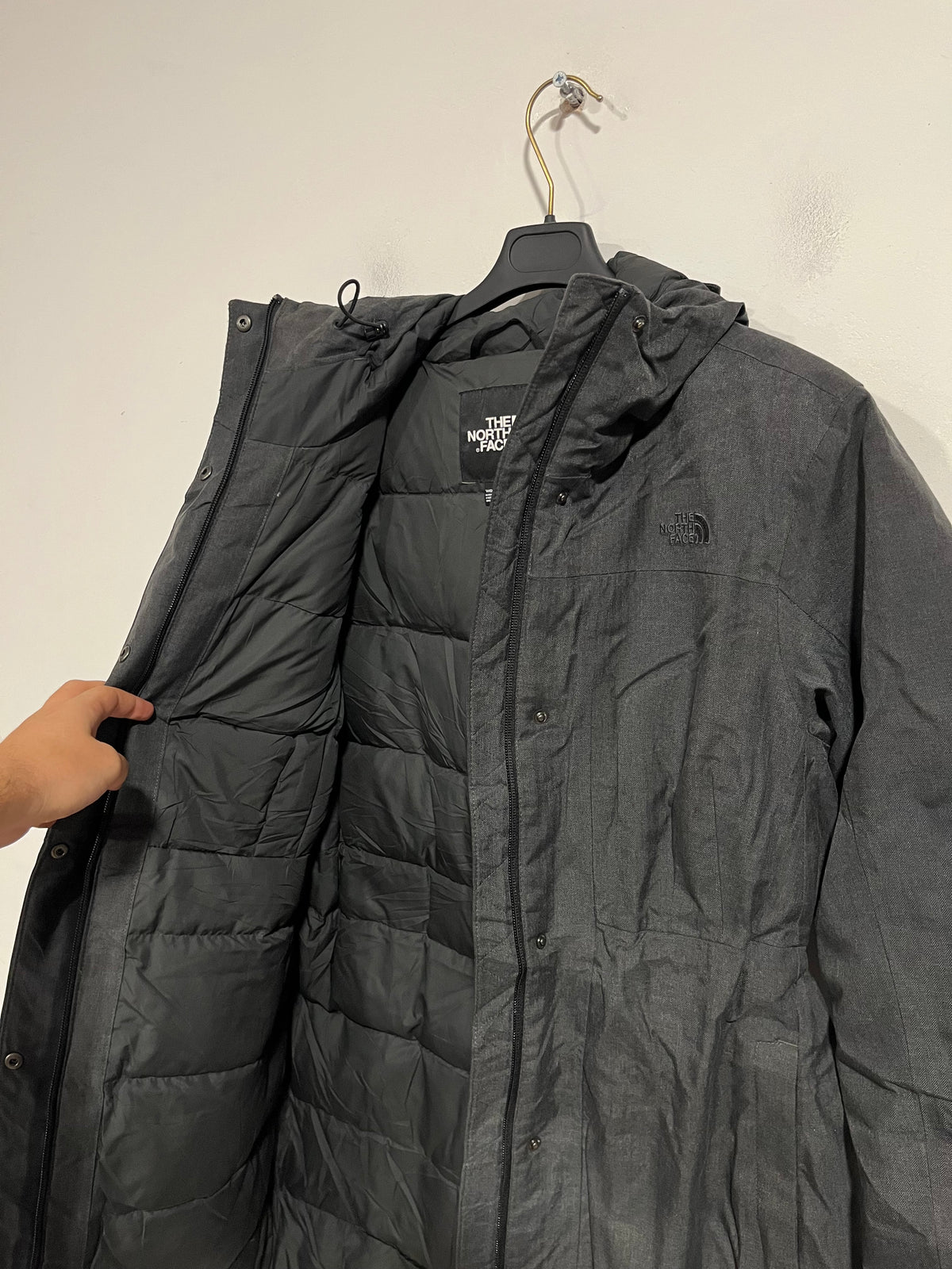 Giubbotto piumino parka The North face donna (H320)