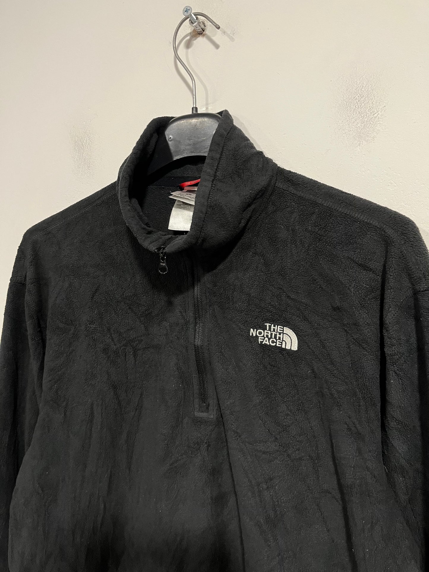 Maglia in pile The North face nera (G987)