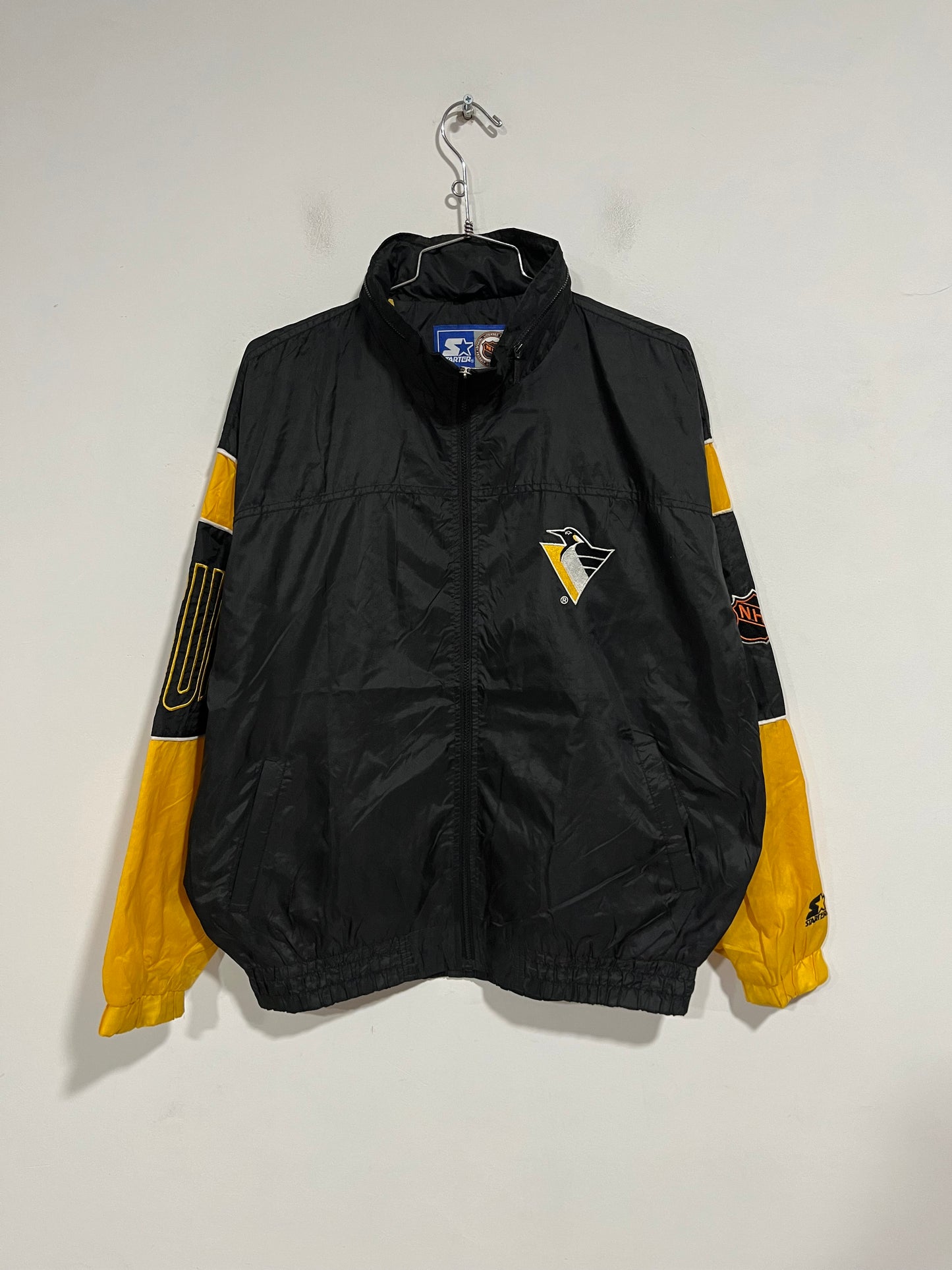 Rara giacca a vento anni 90 Starter Pittsburgh Penguins (G308)