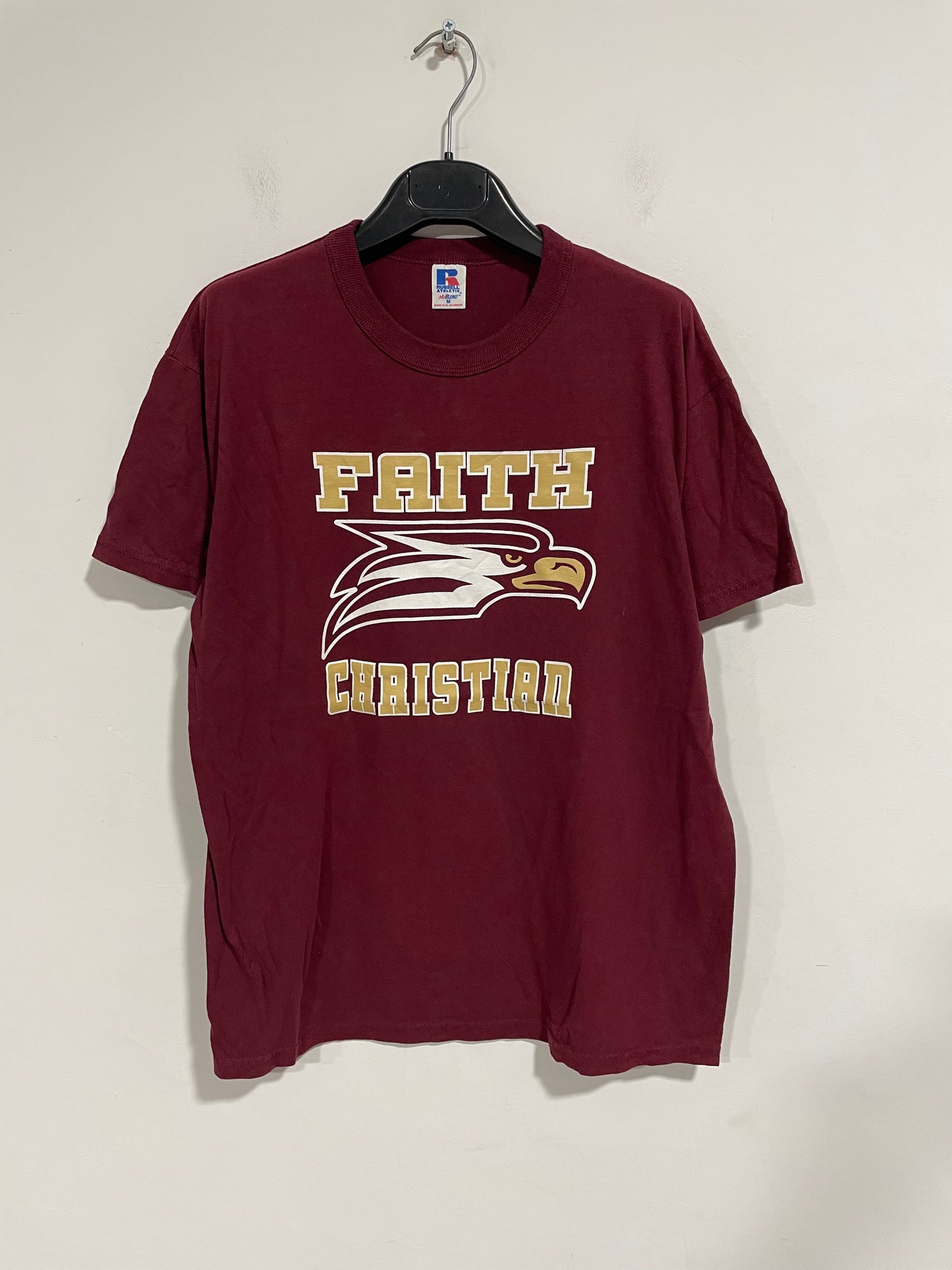 T shirt Russell Athletic NCAA Faith Christian (D384)