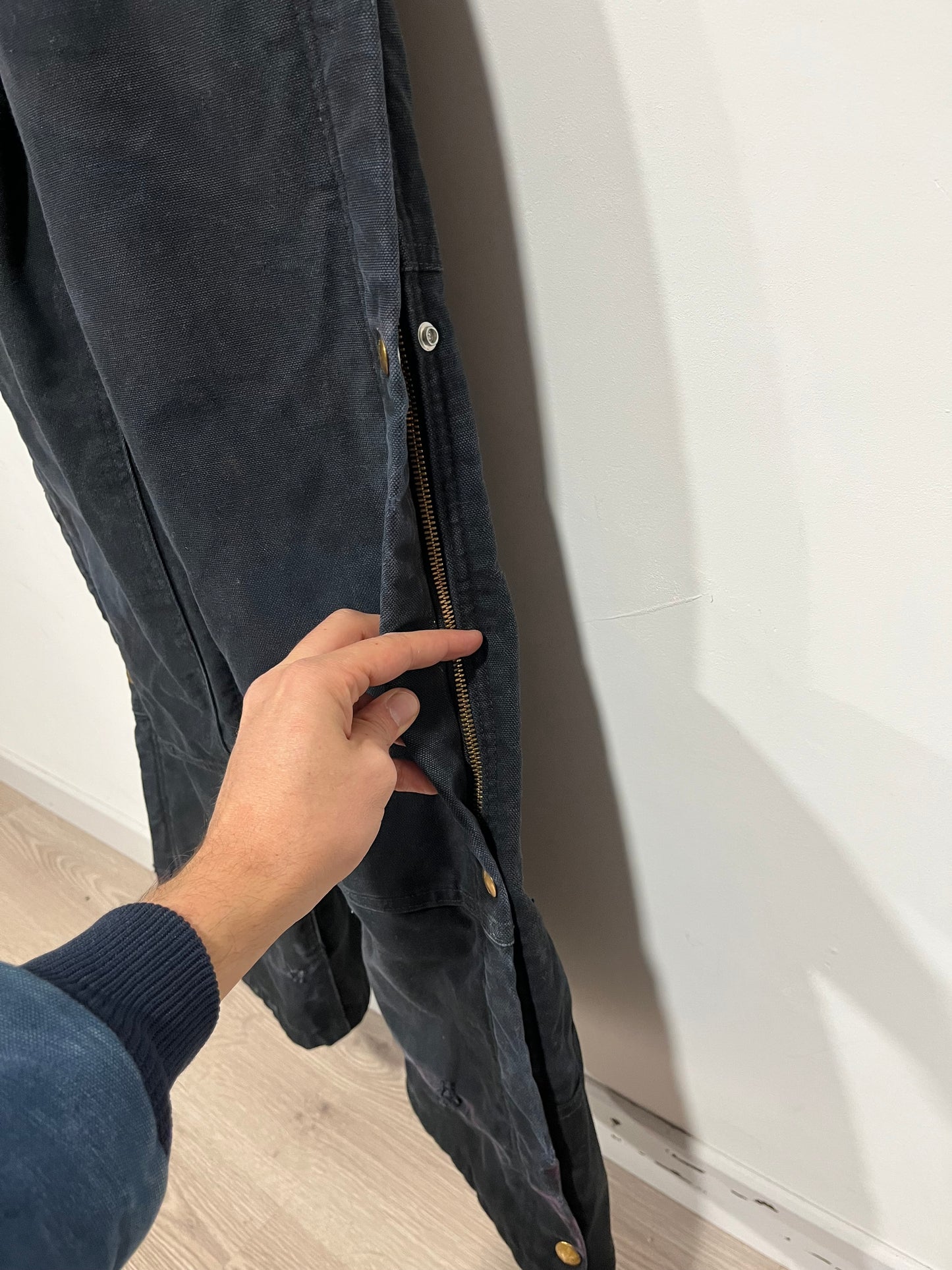 Salopette Carhartt double knee black (G635)