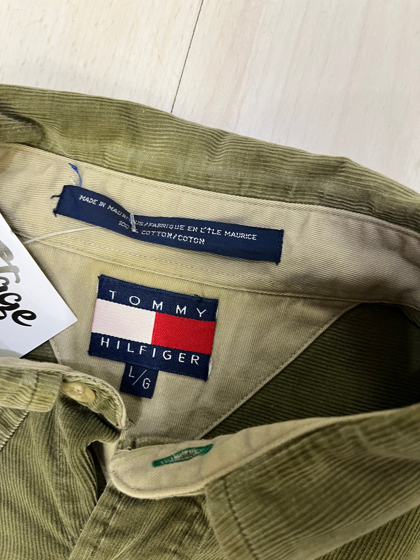 Camicia Tommy Hilfiger in velluto (G933)