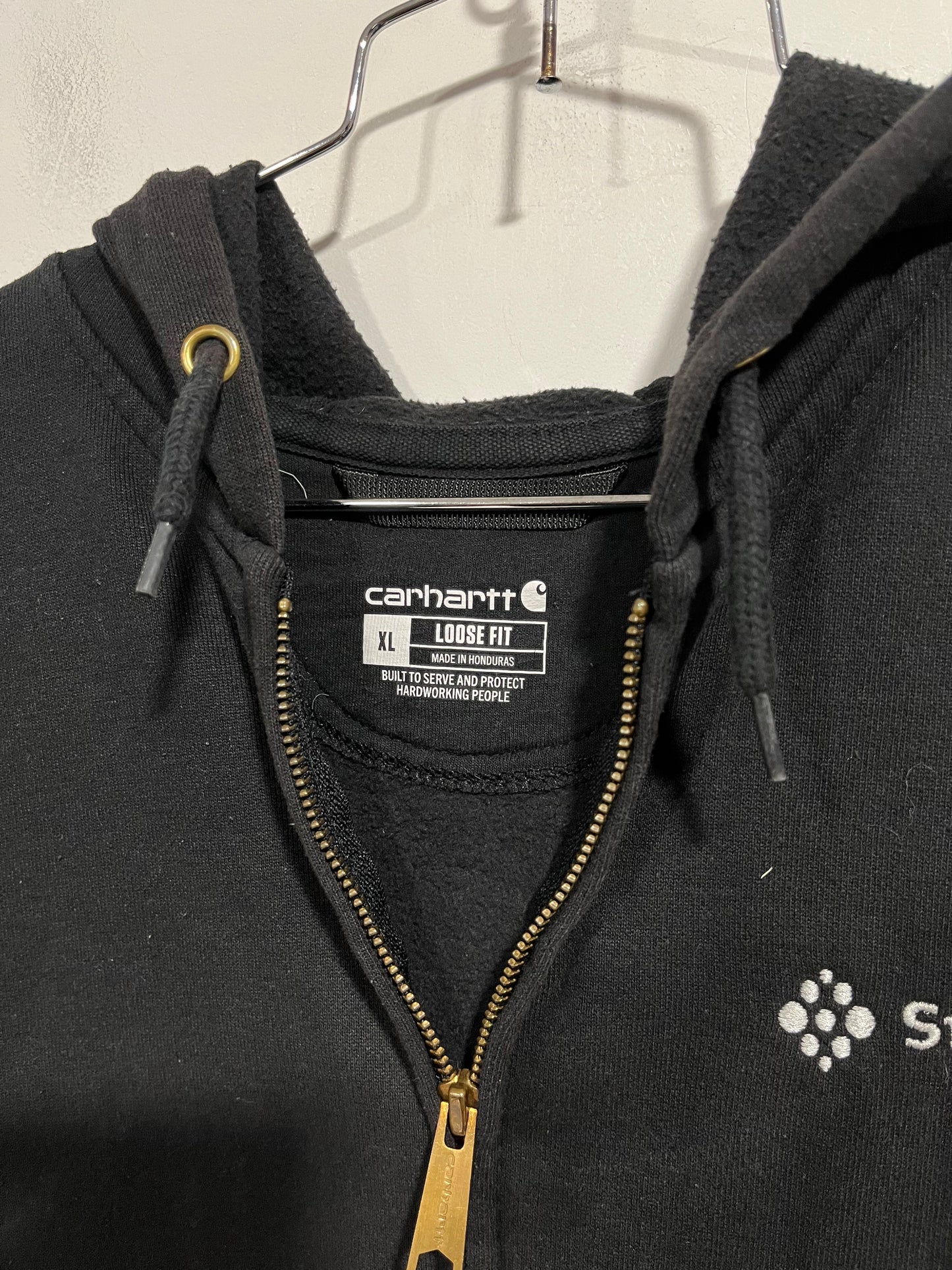 Felpa Carhartt loose fit con zip (G637)