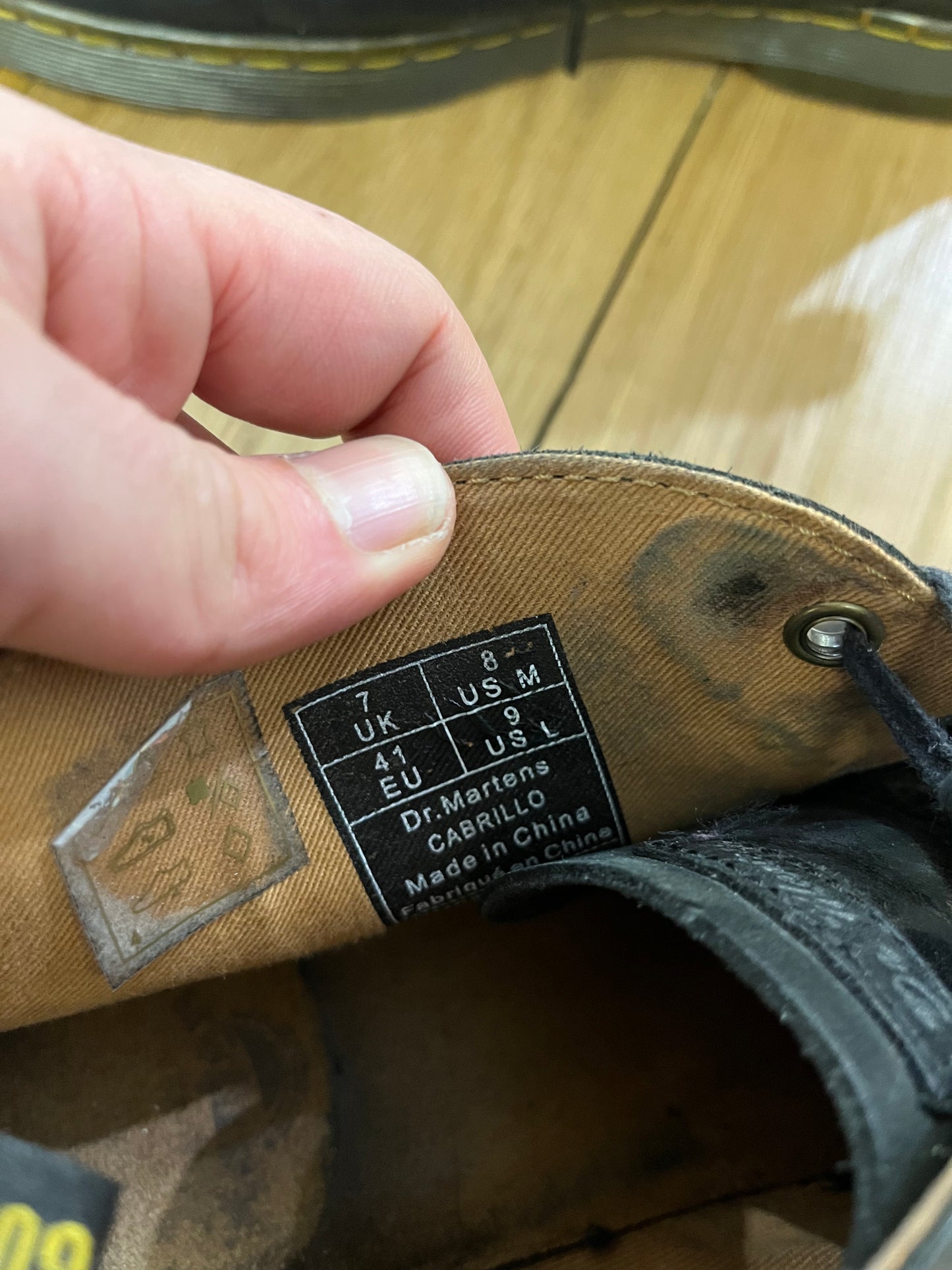 Scarpe Dr Martens Cabrillo nere (G809)