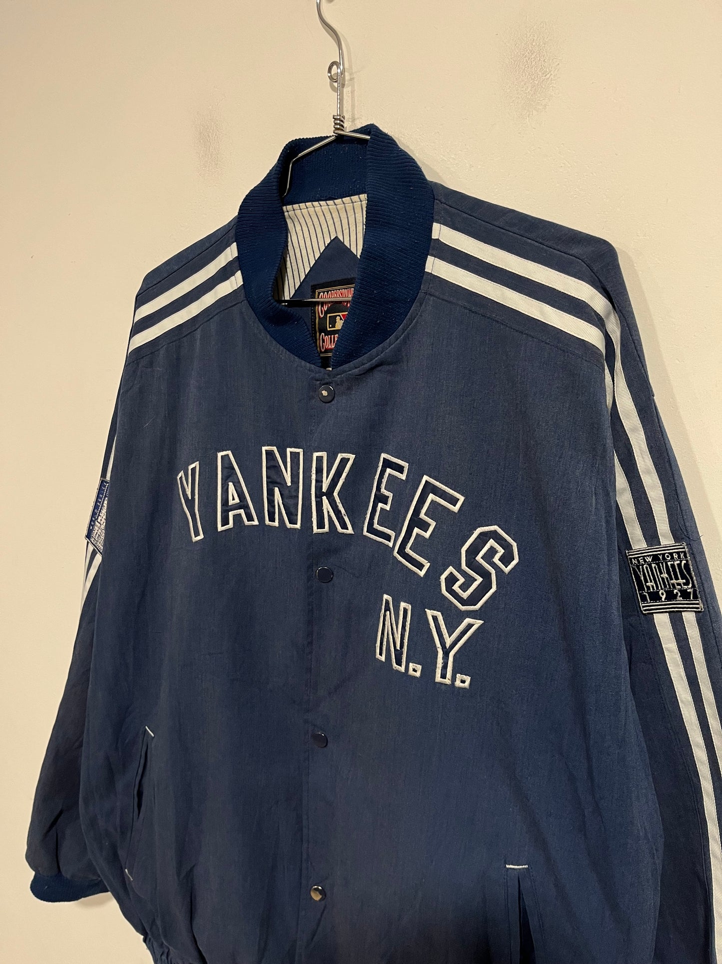 Raro giubbotto bomber G-III Carl Banks New York Yankees anni 90 (H202)