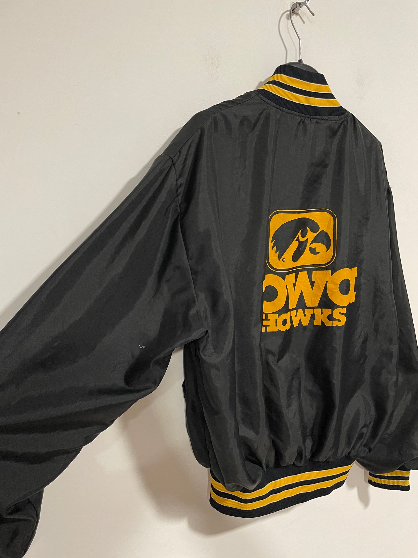 Giubbotto bomber Delong official NCAA IOWA Hawks (D251)