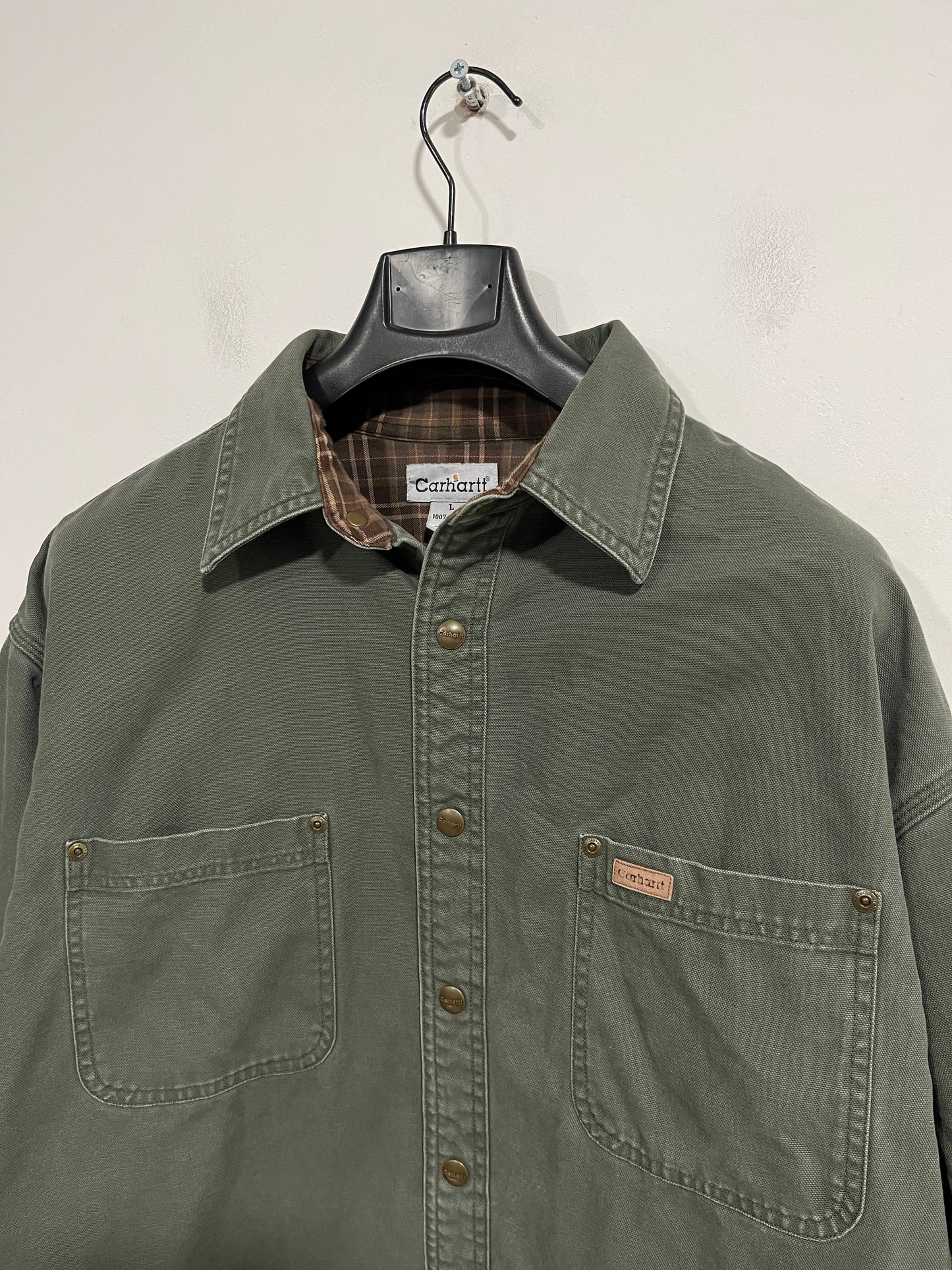 Camicione in jeans Carhartt flannel lined (F940)