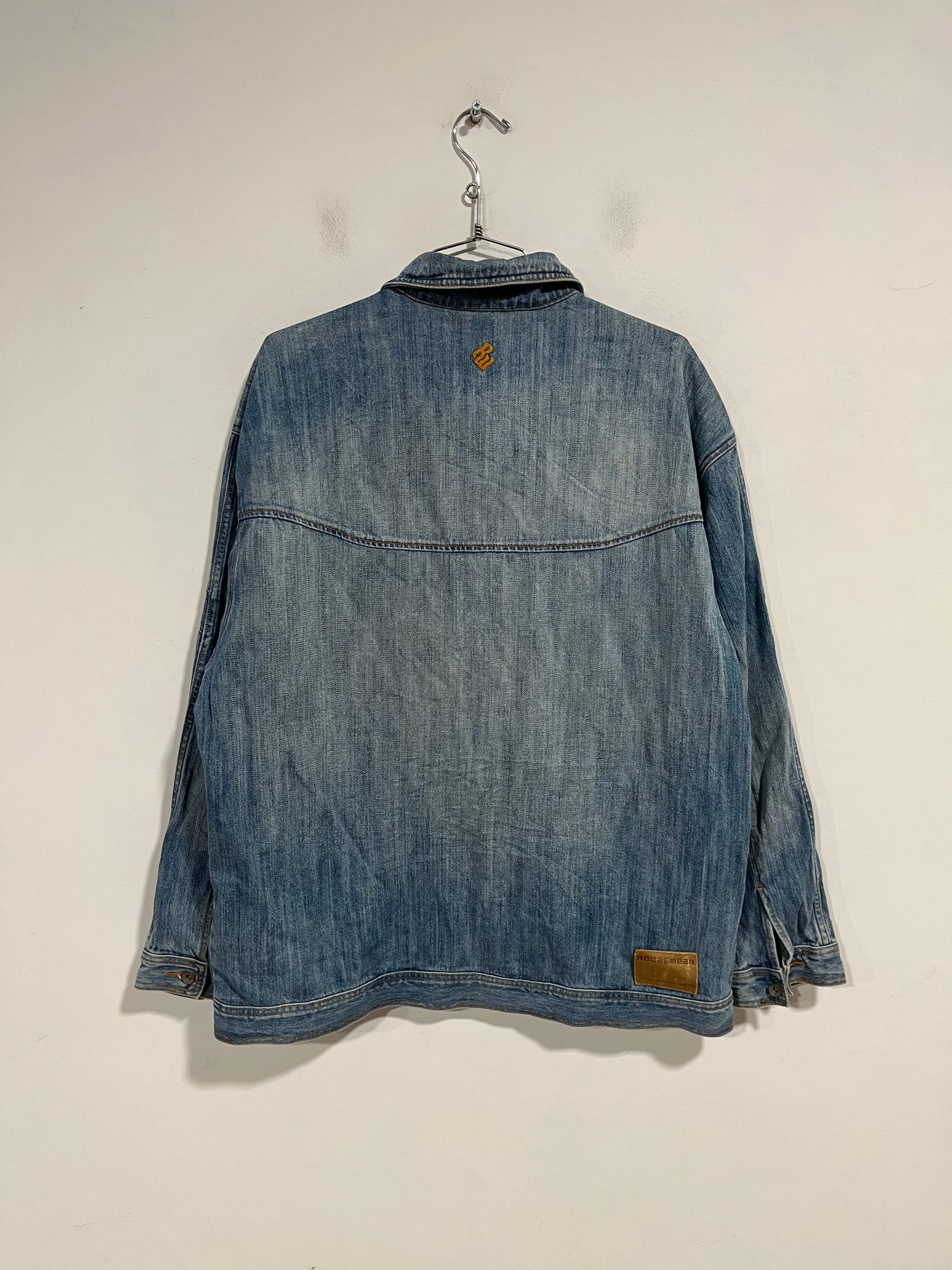 Raro giubbotto in jeans Rocawear (H133)