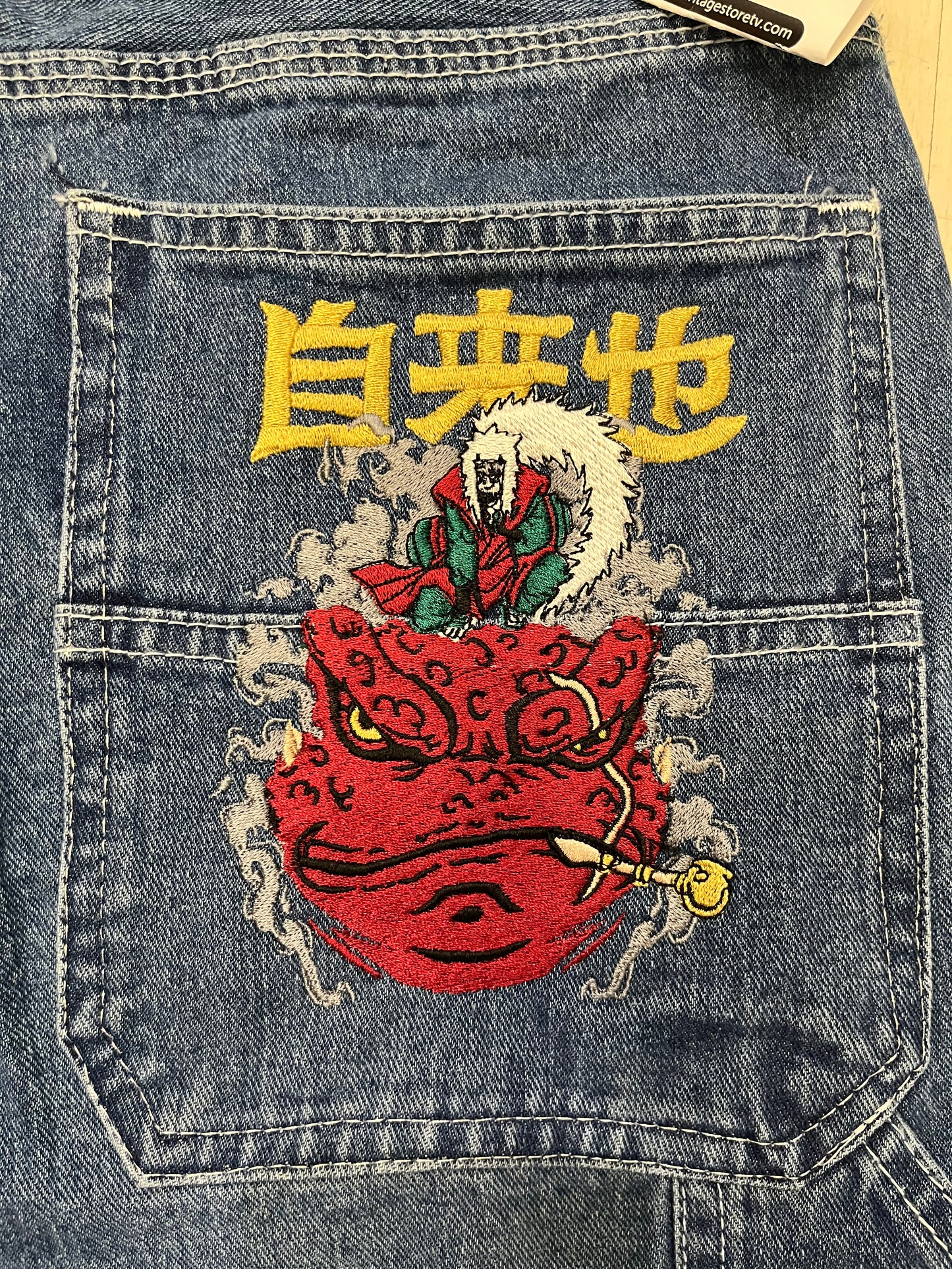 Jorts Baggy Custom Naruto Eremita dei Rospi (H221)