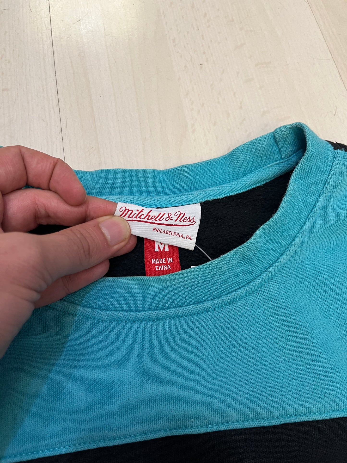 Felpa girocollo Mitchell & Ness Memphis Grizzlies (H041)