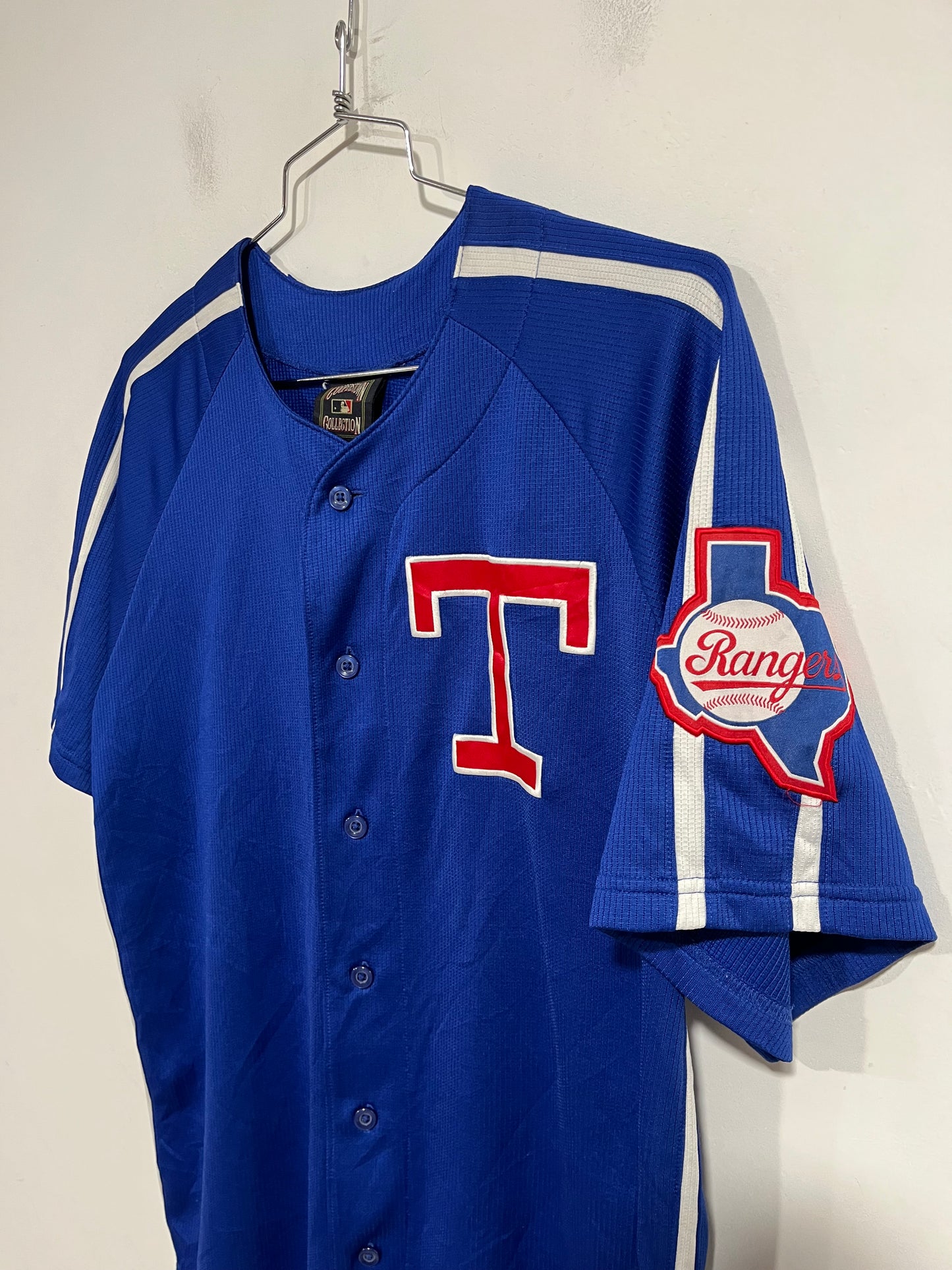 Maglia Majestic MLB Texas Rangers (H059)